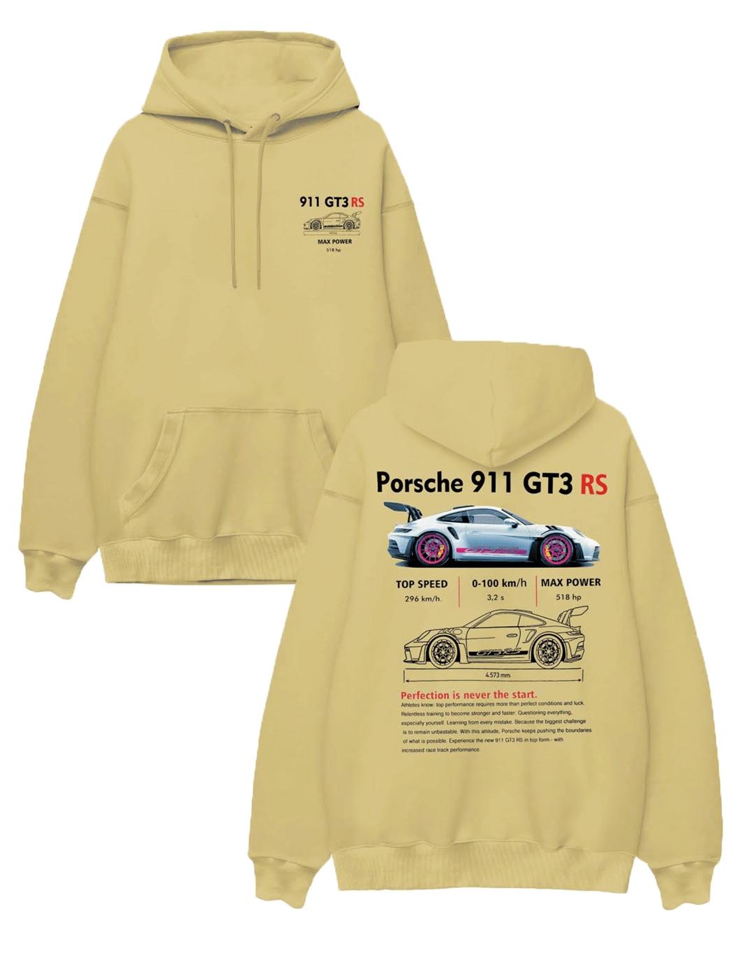 Sudadera A.M.E.N 911 capucha beige unisex