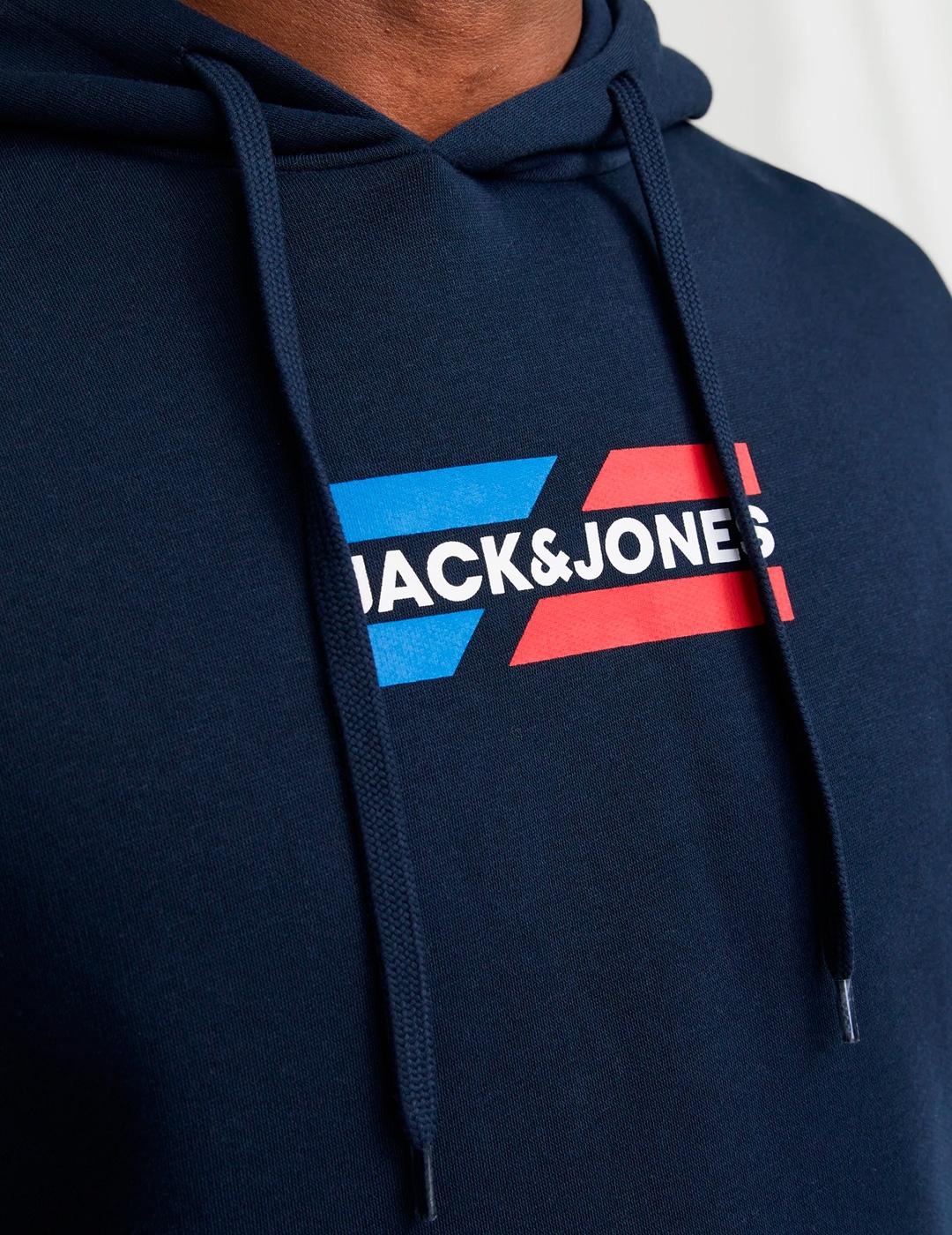 Sudadera Jack & Jones CORP capucha marino para hombre