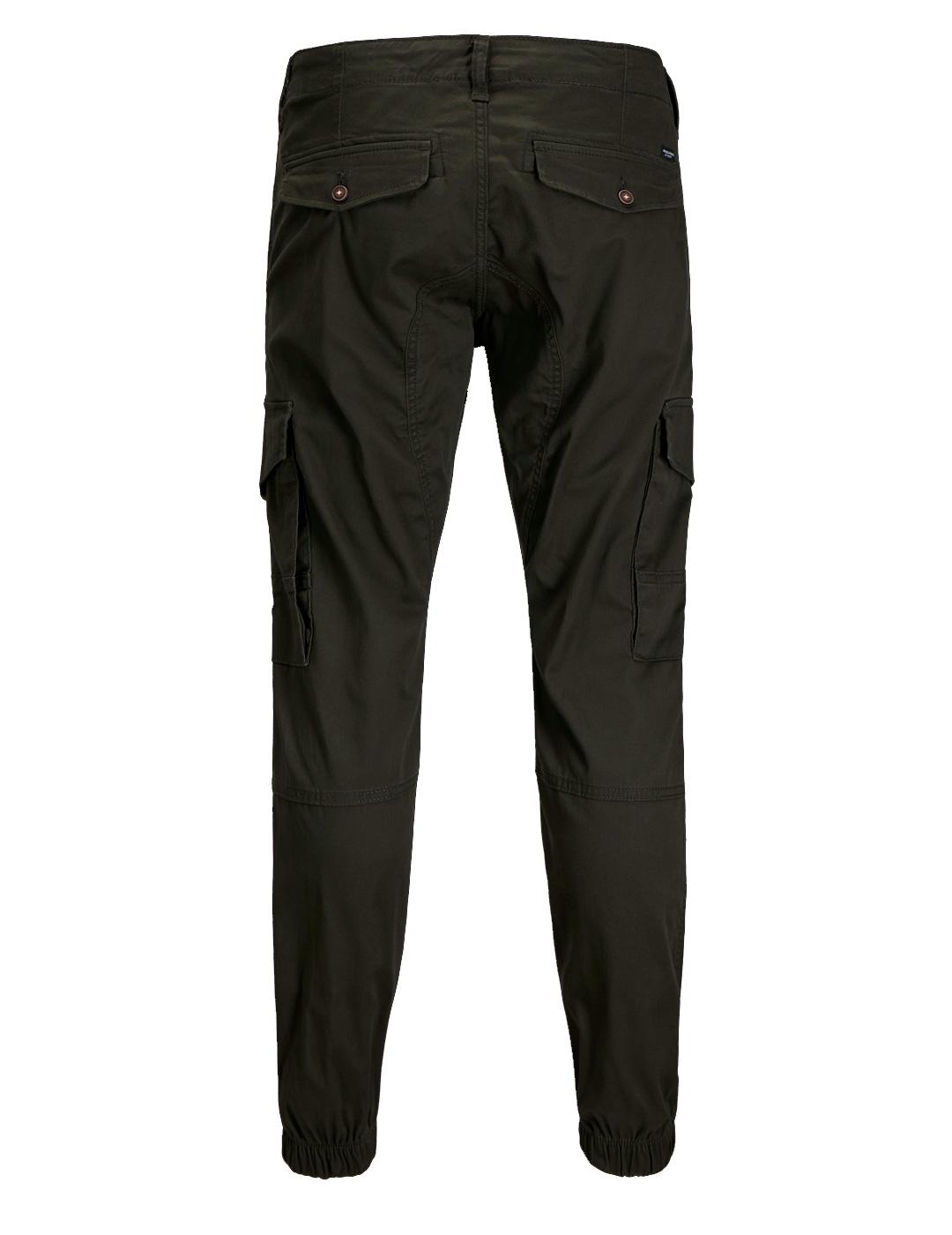 Pantalón Jack & Jones PAUL FLAKE cargo verde  hombre