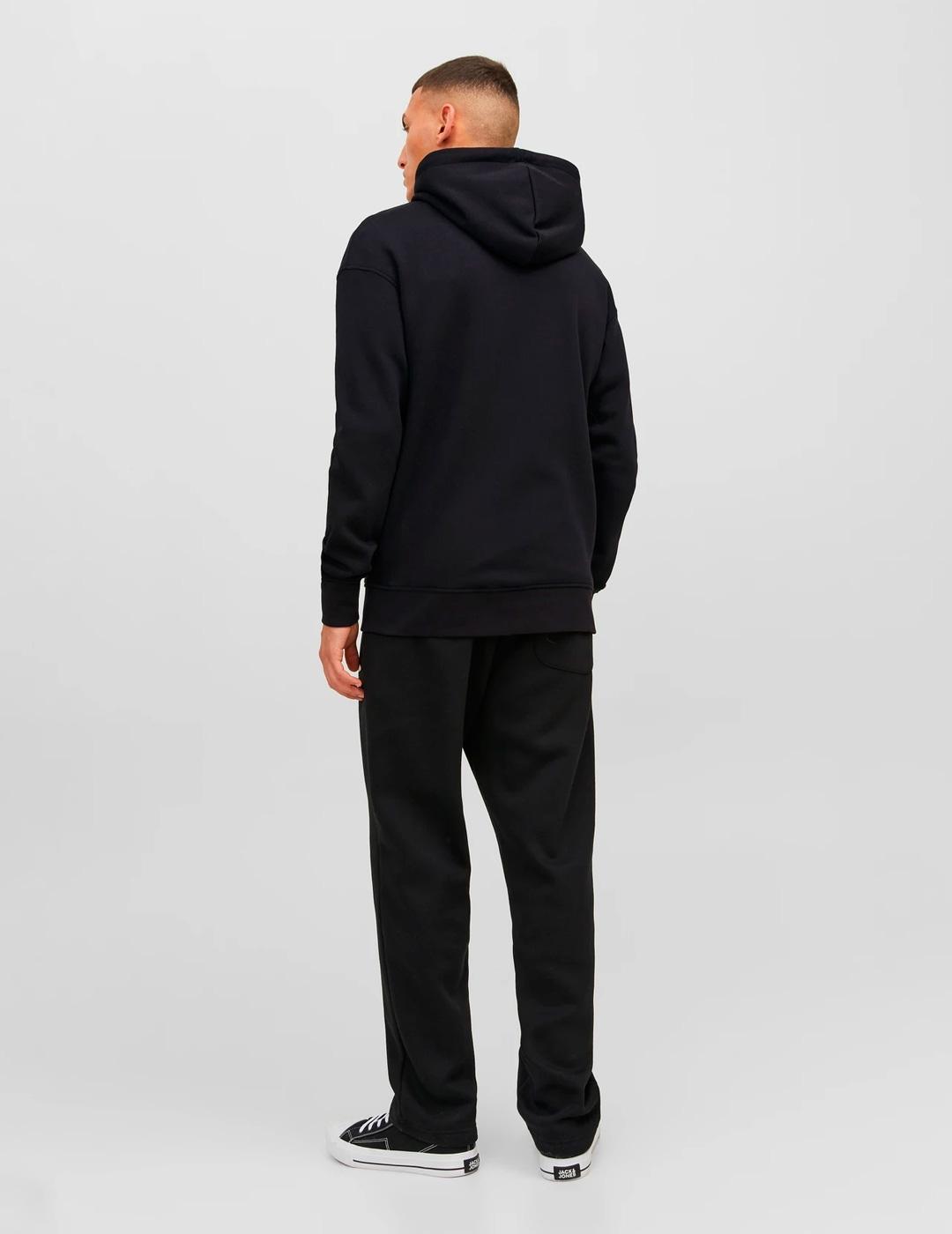 Sudadera Jack & Jones VESTERBRO negra con cremallera