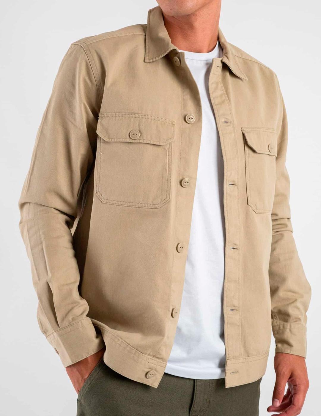 Camisa Only & Sons SILVIO beige para hombre