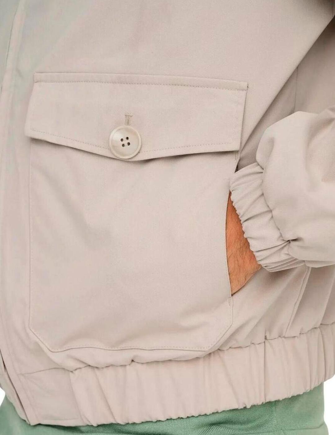 Chaqueta Only & Sons RON HARRINGTON crudo para hombre