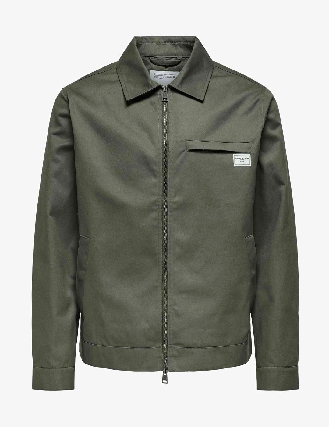 Chaqueta Only & Sons RALPH marrón topo para hombre