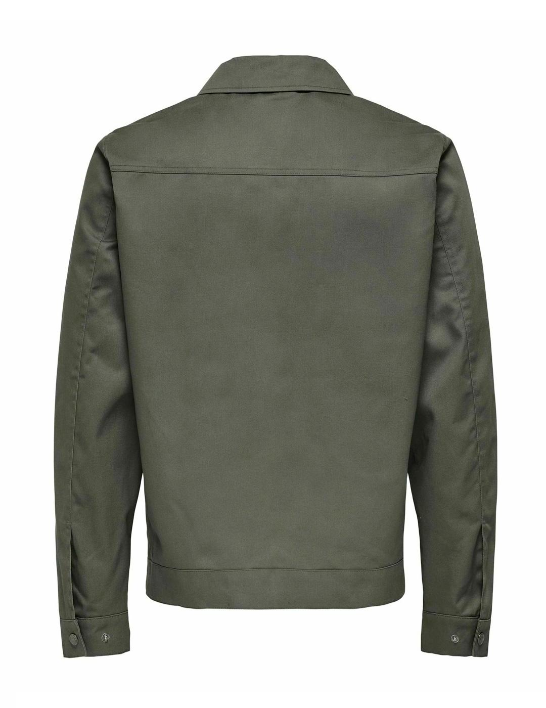 Chaqueta Only & Sons RALPH marrón topo para hombre