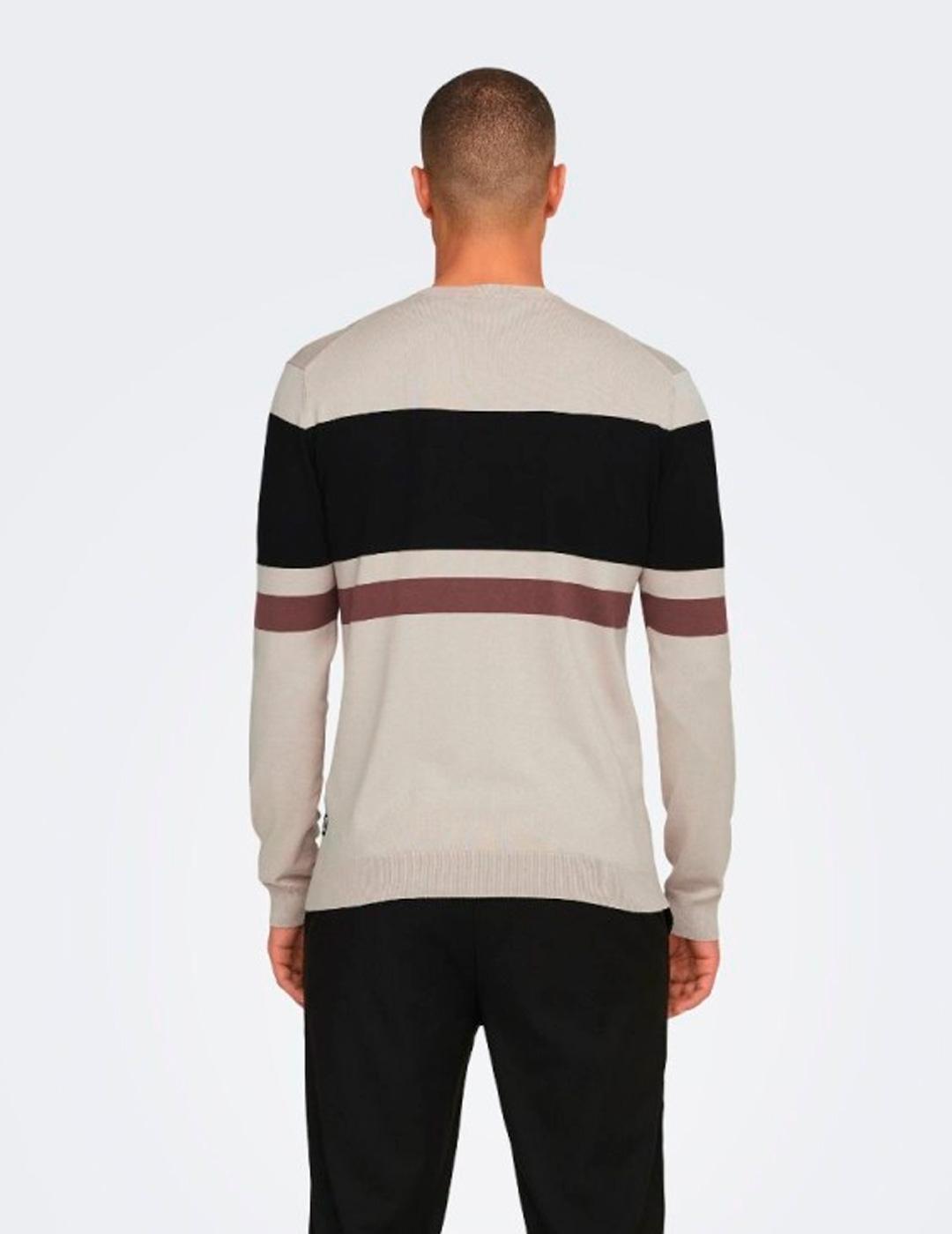 Jersey Only & Sons WYLER beige para hombre