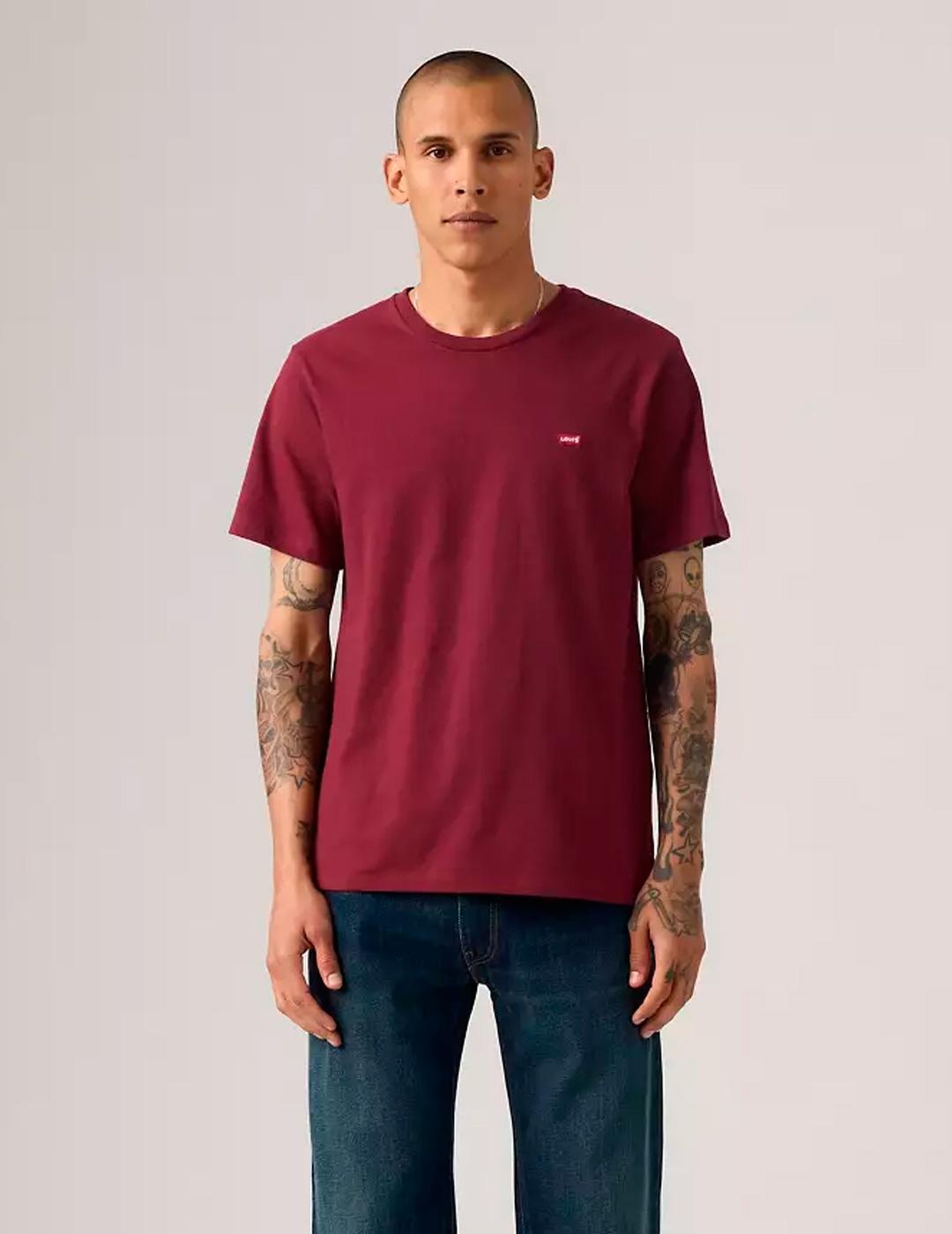 Camiseta Levi’s® ORIGINAL granate para hombre