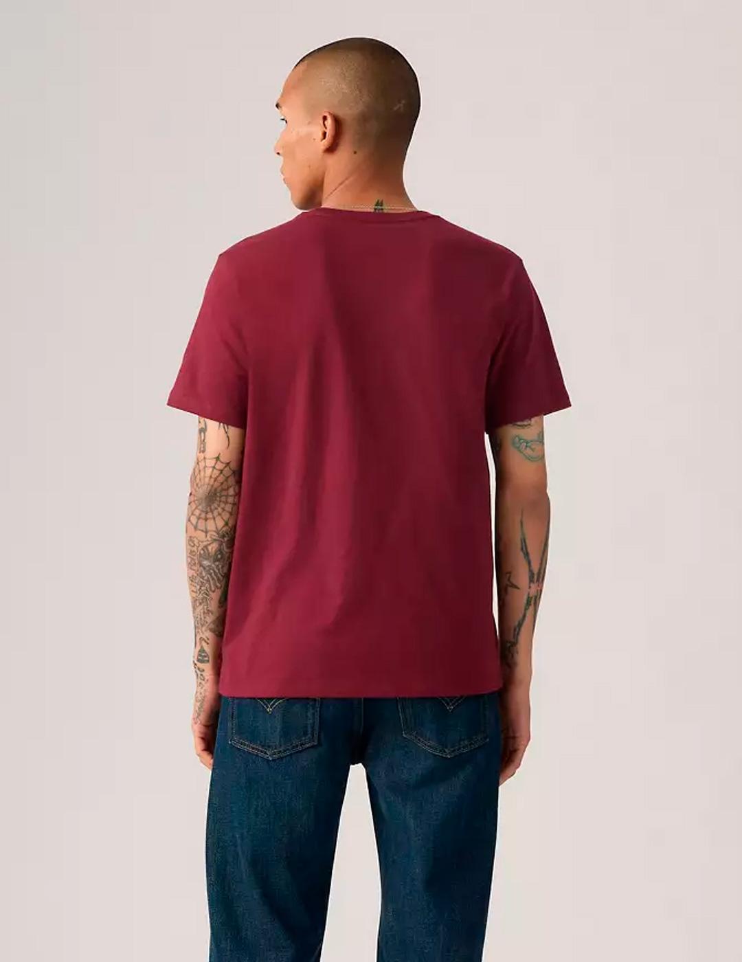 Camiseta Levi’s® ORIGINAL granate para hombre