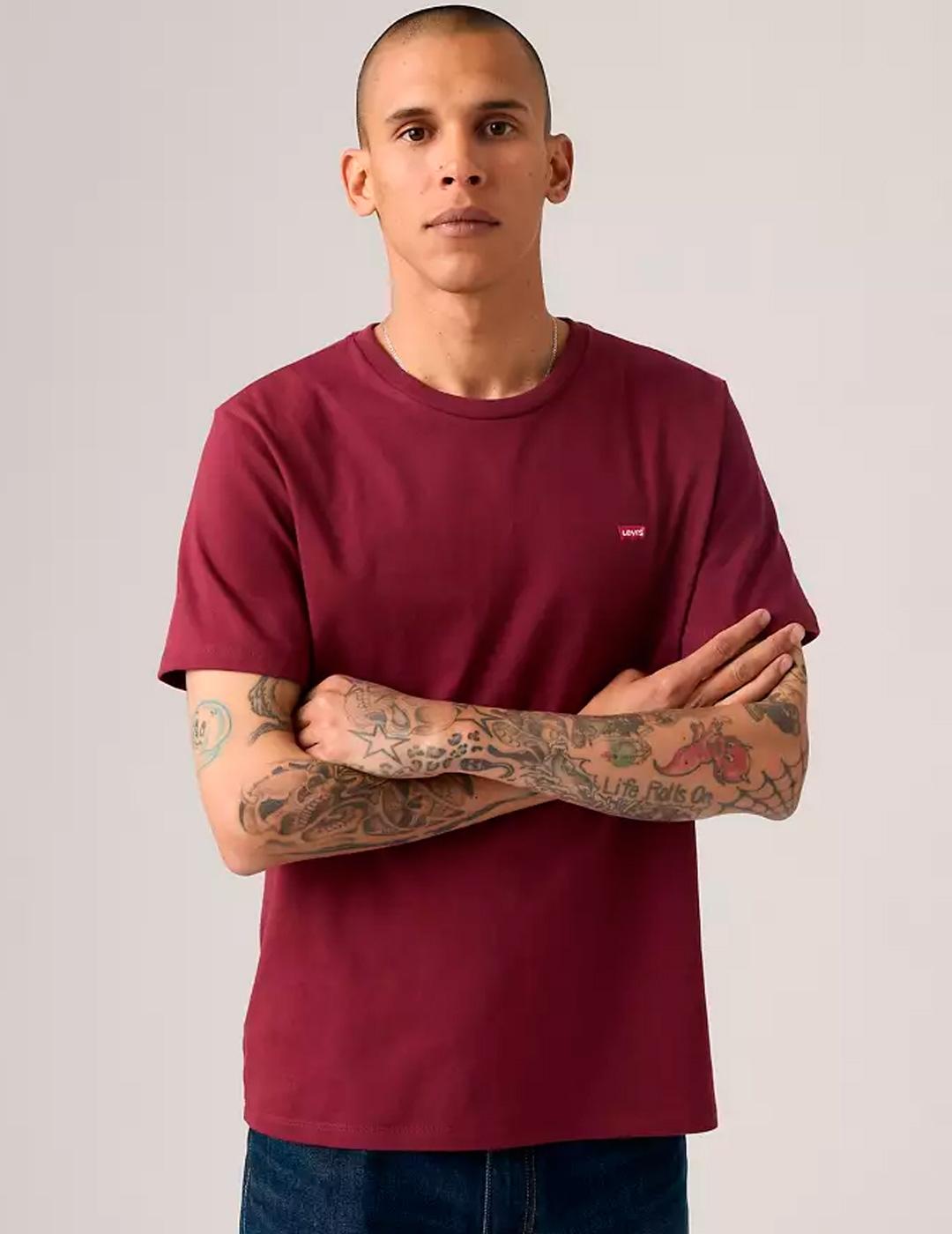 Camiseta Levi’s® ORIGINAL granate para hombre