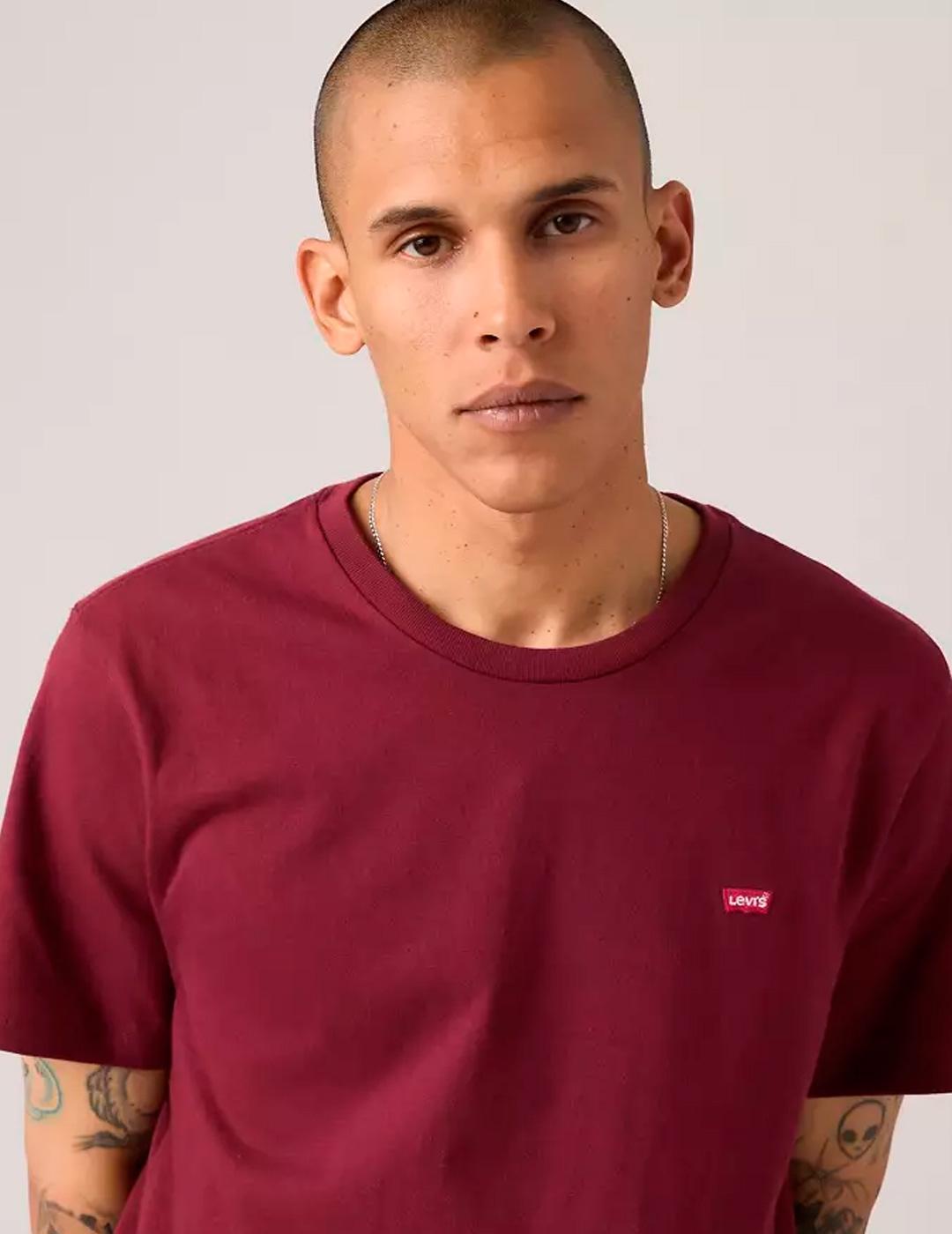 Camiseta Levi’s® ORIGINAL granate para hombre