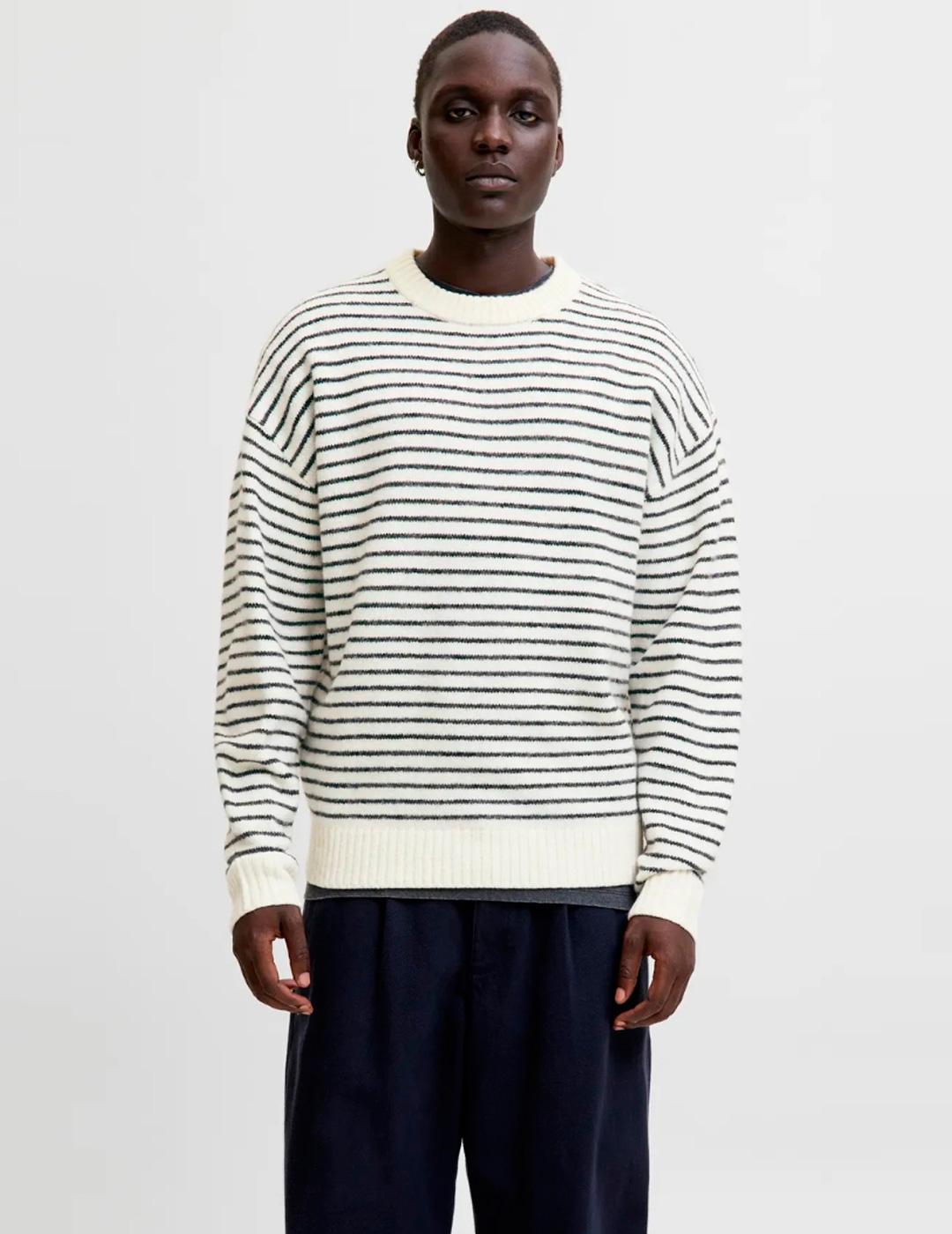 Jersey Jack & Jones SOHO OLLIE blanco para hombre