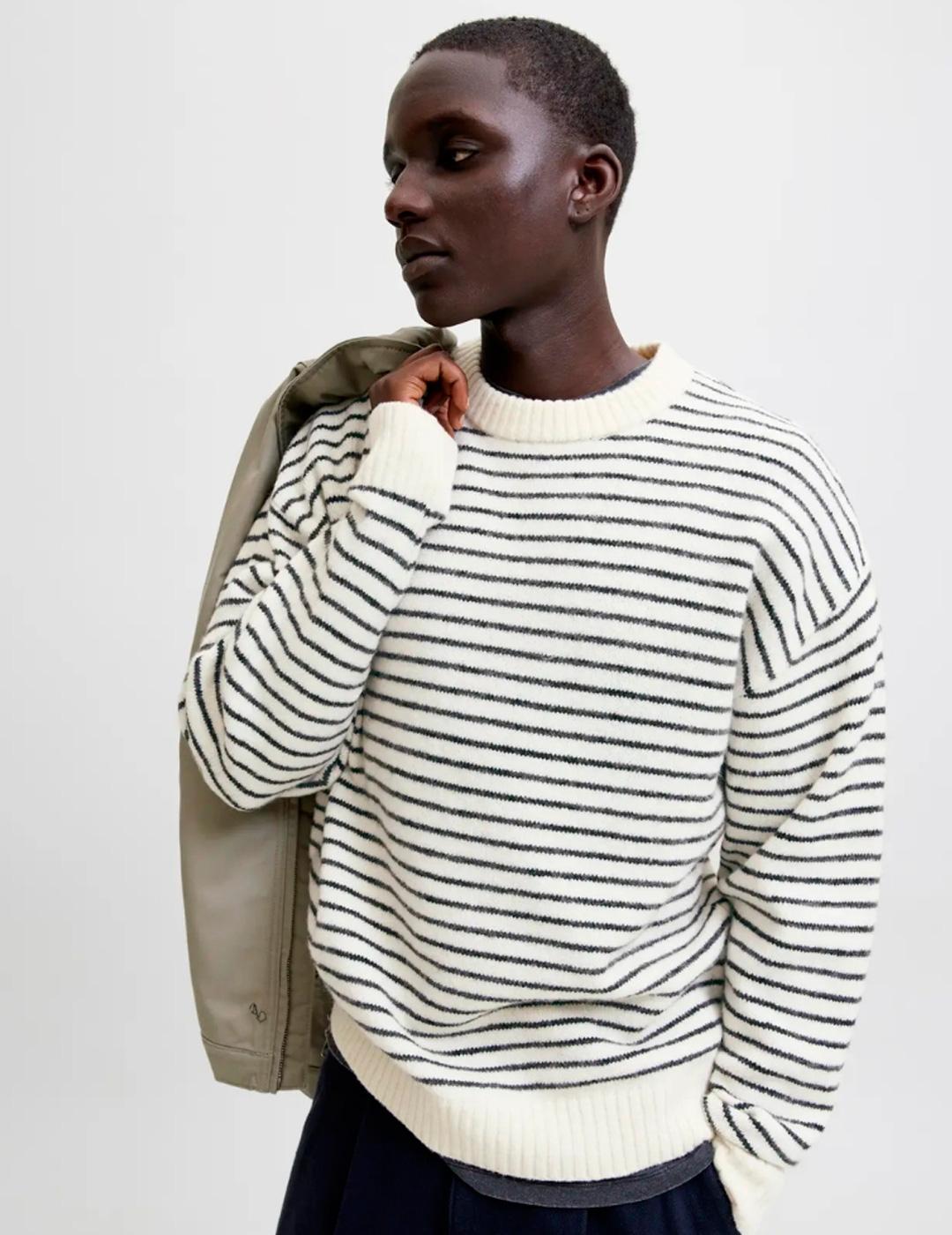 Jersey Jack & Jones SOHO OLLIE blanco para hombre