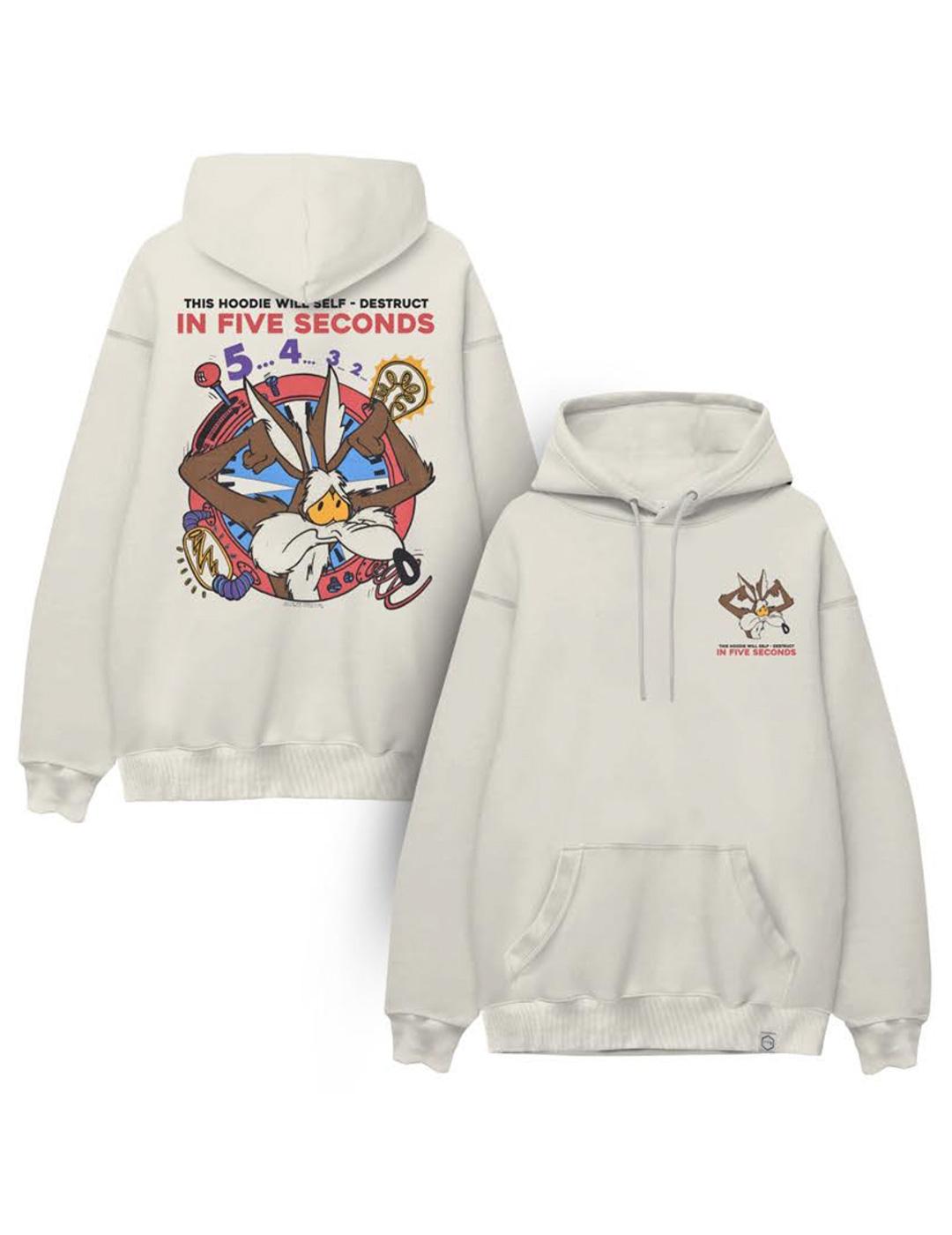 Sudadera TYS EXPLOSION crudo con capucha para hombre