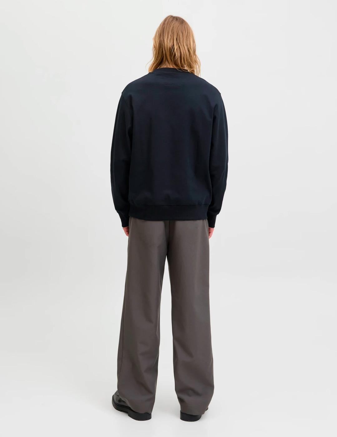 Sudadera Jack & Jones BLACHAD negra para hombre