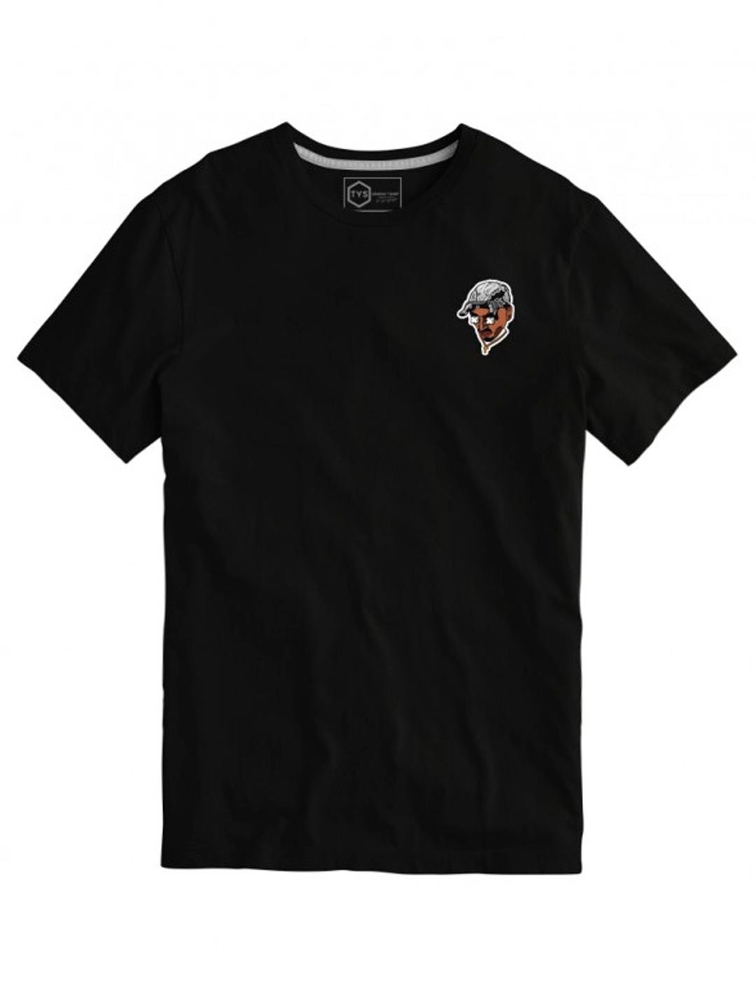 Camiseta TYS 2PACK negro para hombre