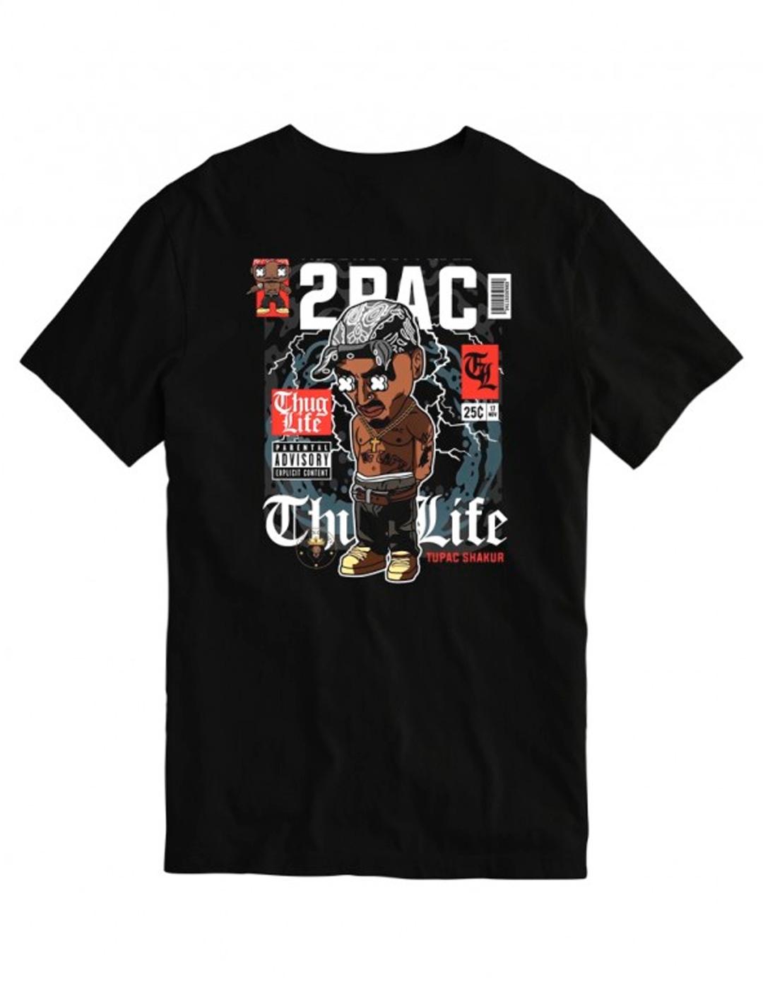 Camiseta TYS 2PACK negro para hombre