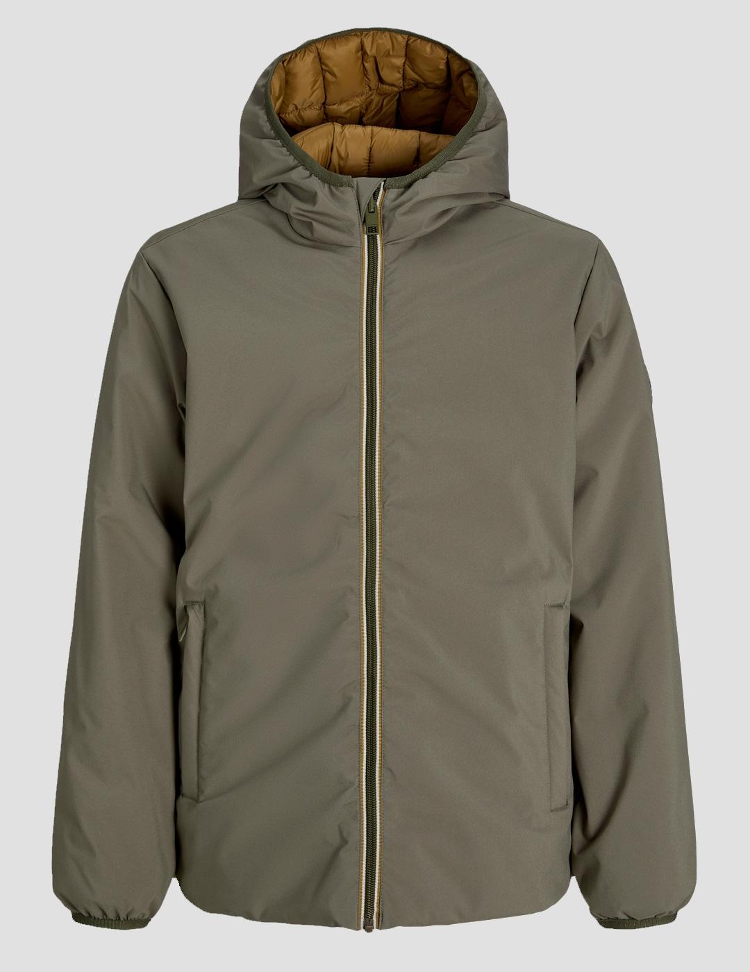 Chaqueta reversible Jack & Jones BROOK verde para hombre