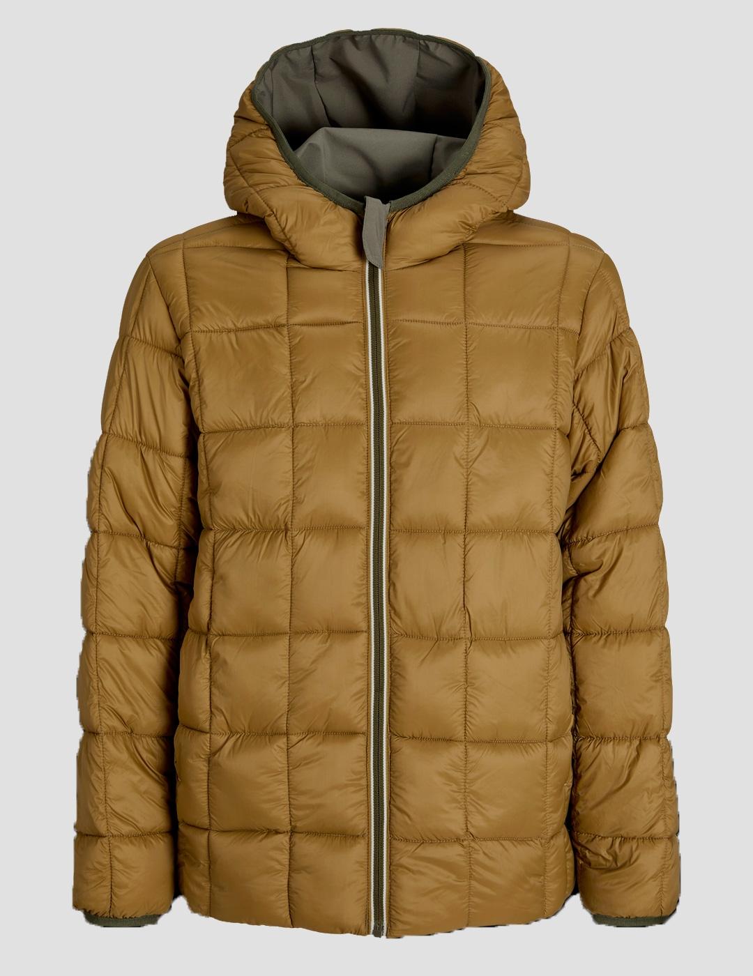 Chaqueta reversible Jack & Jones BROOK verde para hombre