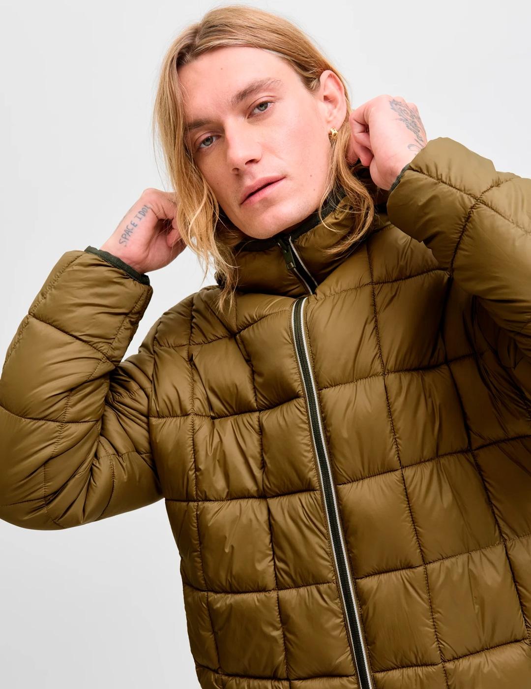 Chaqueta reversible Jack & Jones BROOK verde para hombre