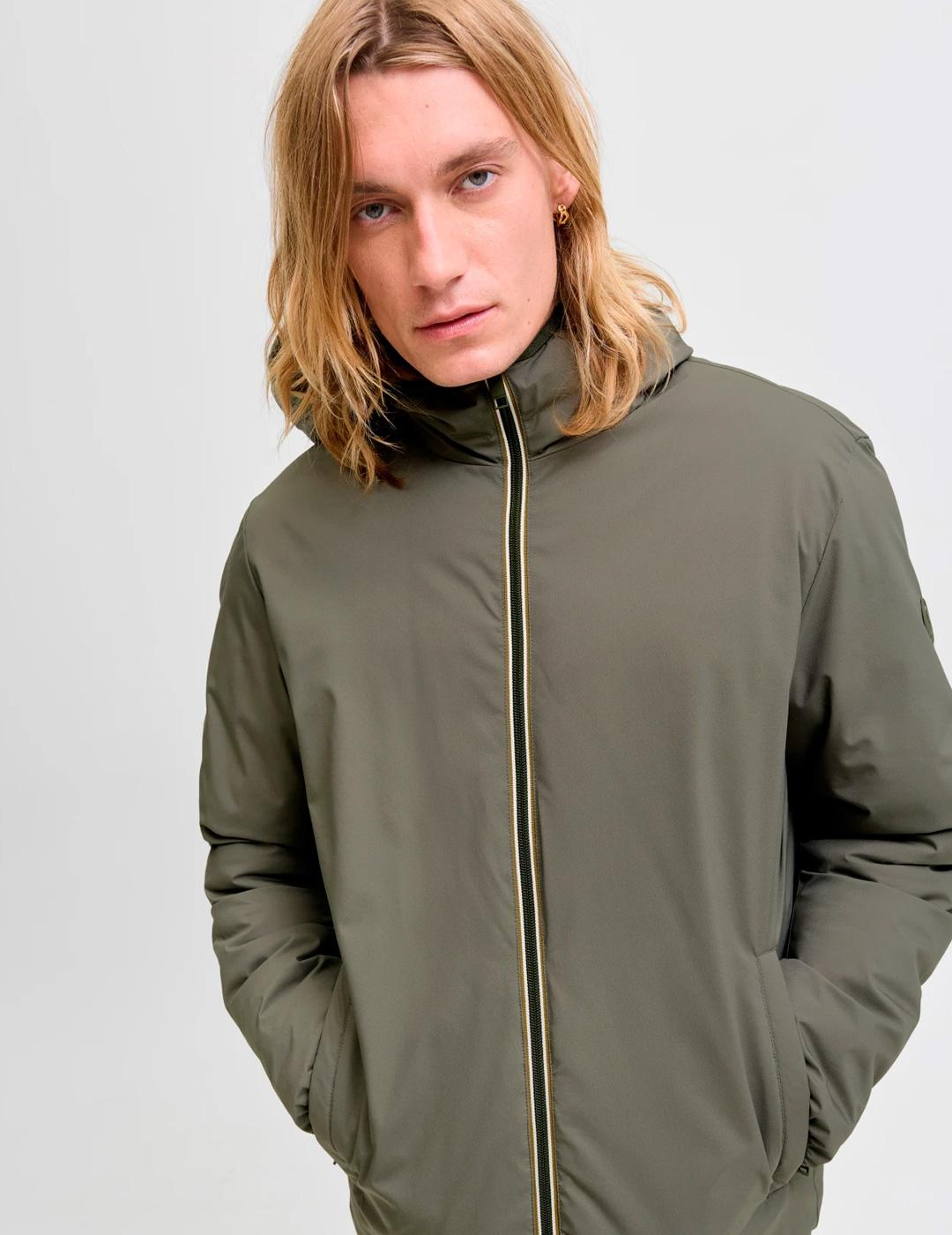 Chaqueta reversible Jack & Jones BROOK verde para hombre