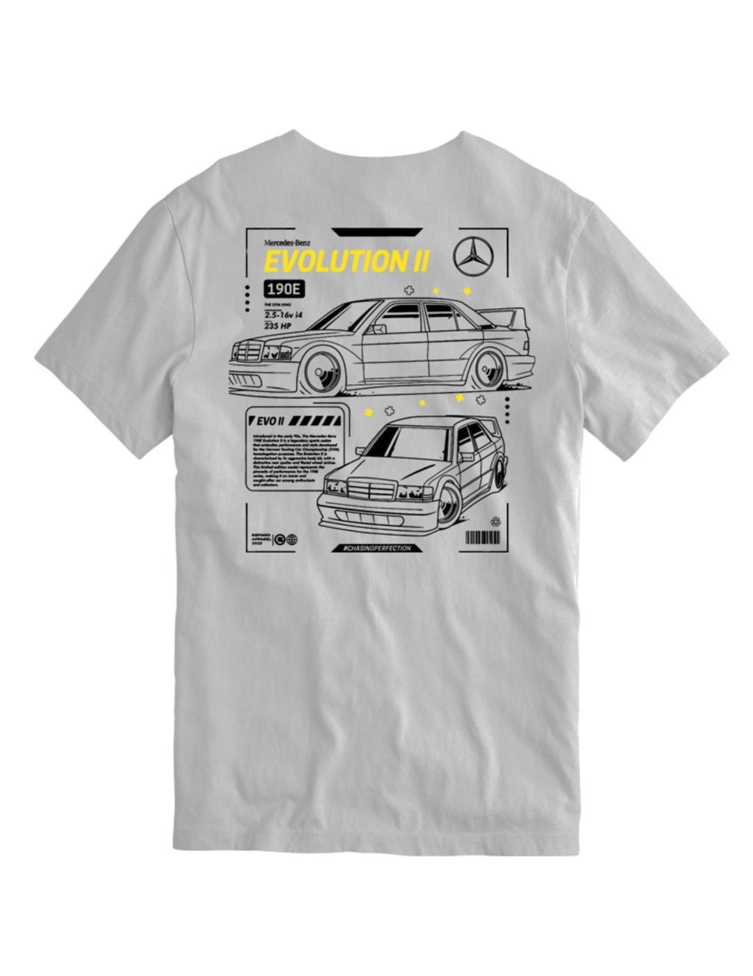 Camiseta A.M.E.N EVOLUTION gris claro hombre