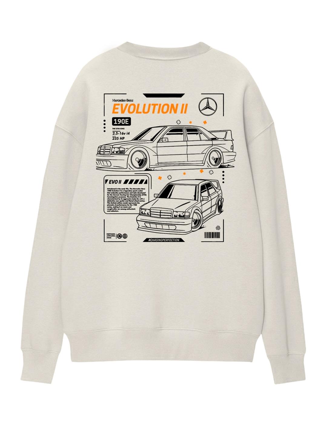 Sudadera A.M.E.N EVOLUTION crudo hombre