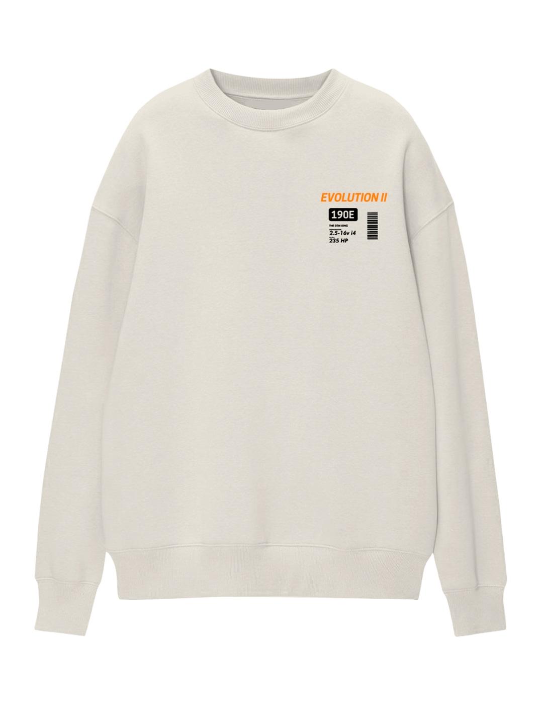 Sudadera A.M.E.N EVOLUTION crudo hombre