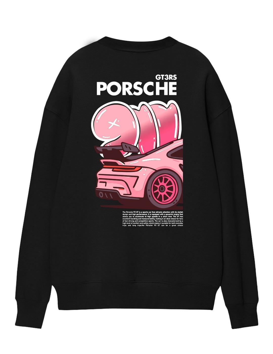 Sudadera A.M.E.N 911 PINK negro hombre