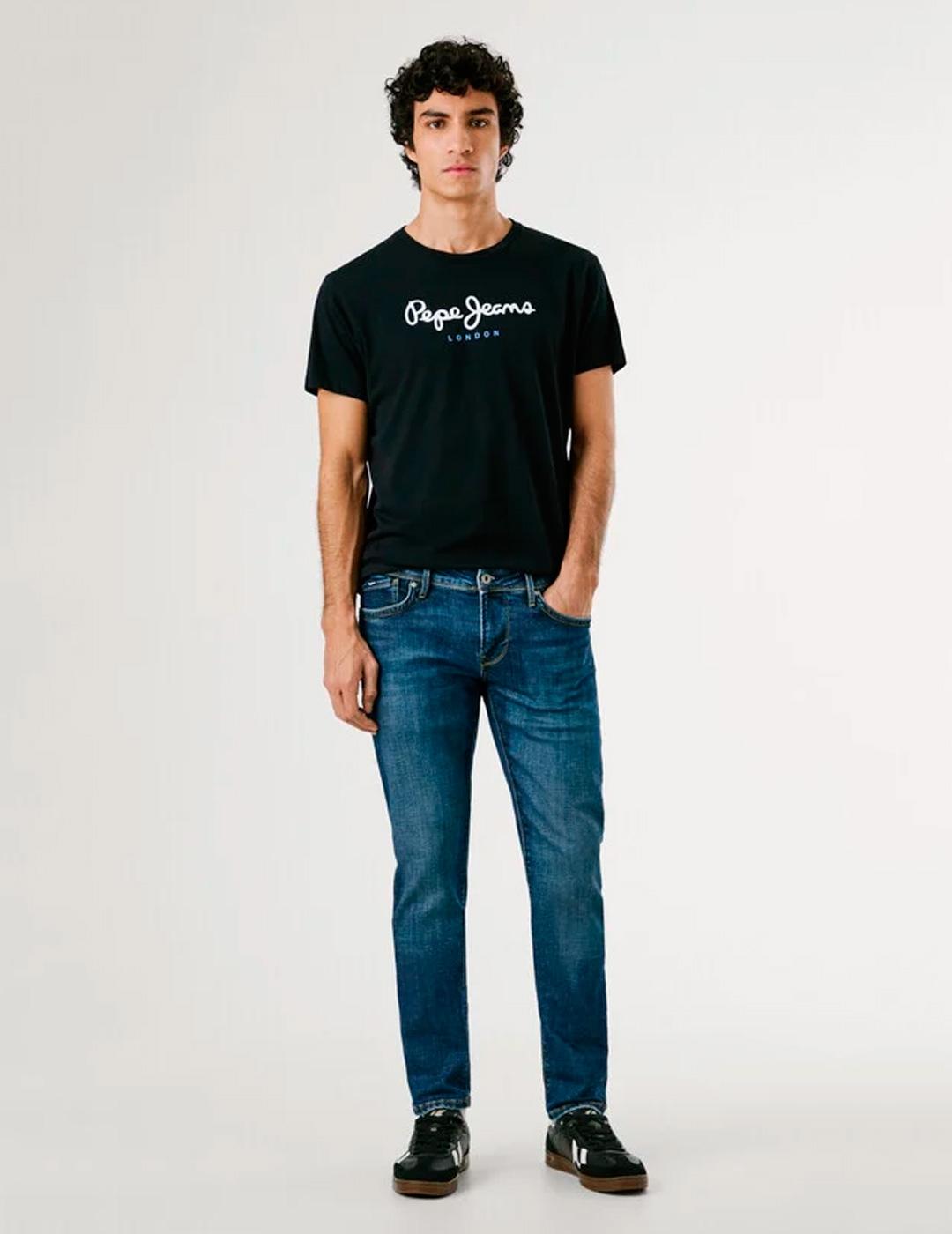 Camiseta Pepe Jeans EGGO negra para hombre
