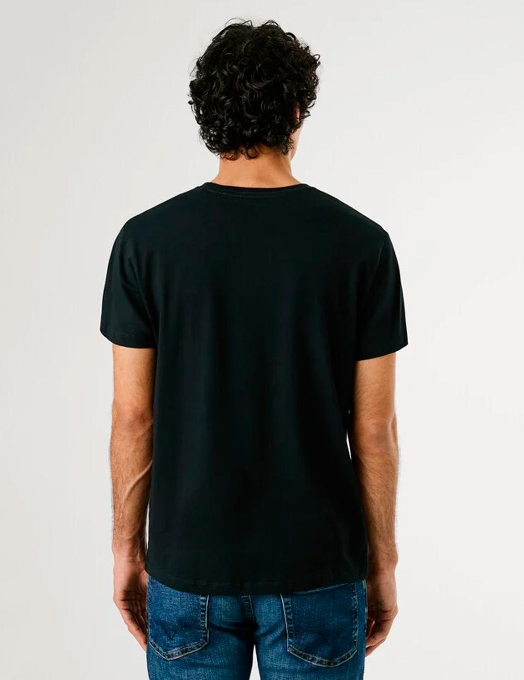 Camiseta Pepe Jeans EGGO negra para hombre