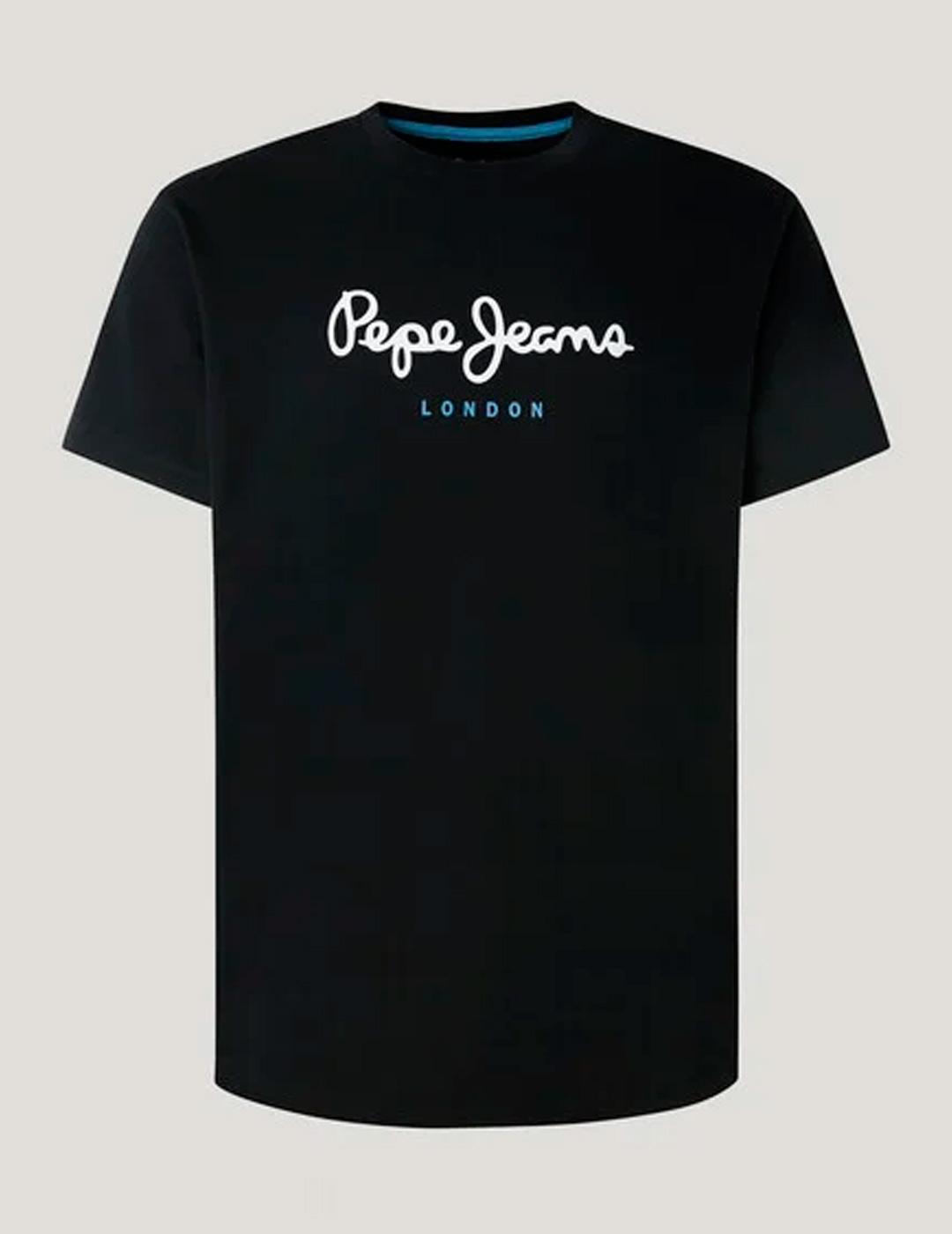 Camiseta Pepe Jeans EGGO negra para hombre