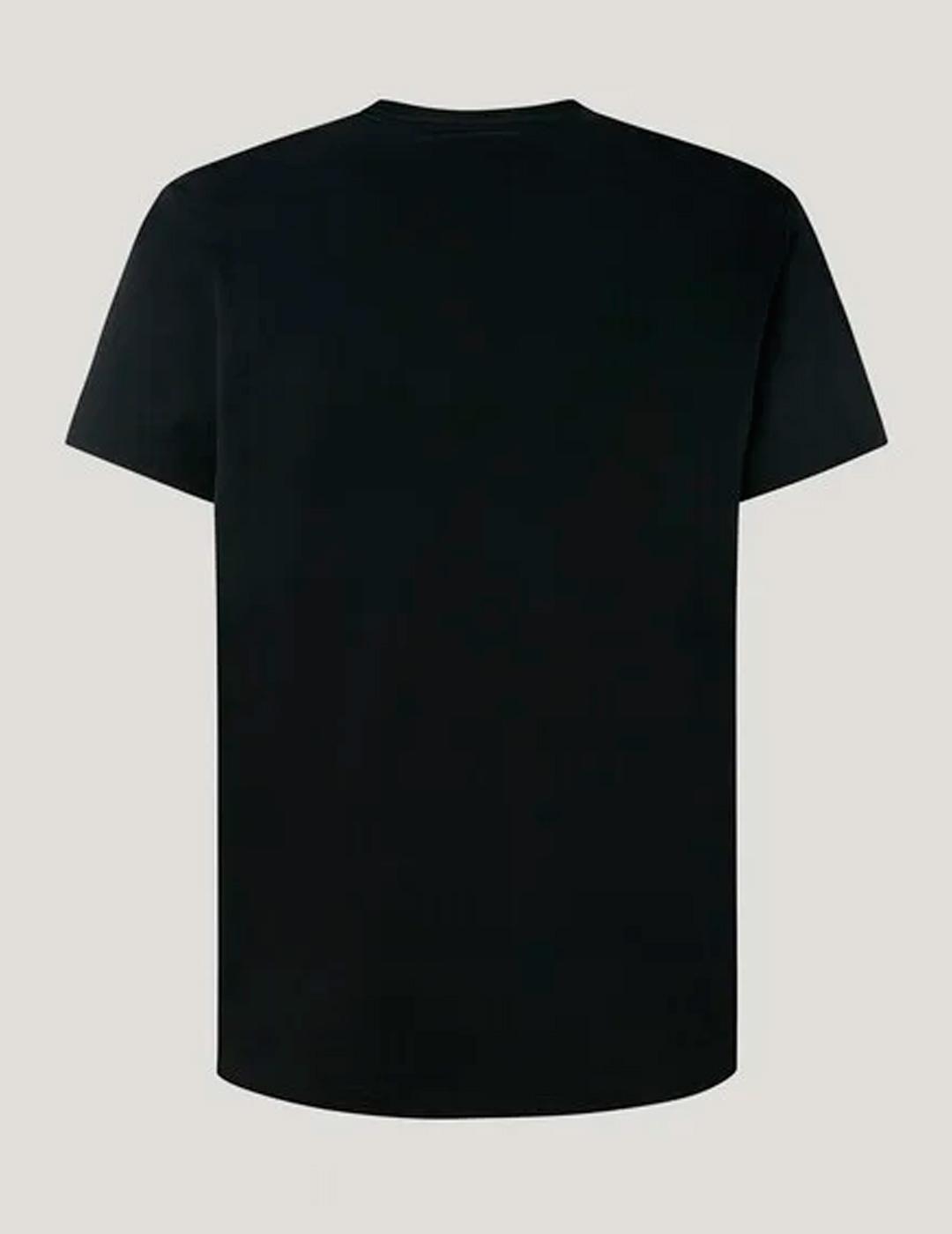 Camiseta Pepe Jeans EGGO negra para hombre