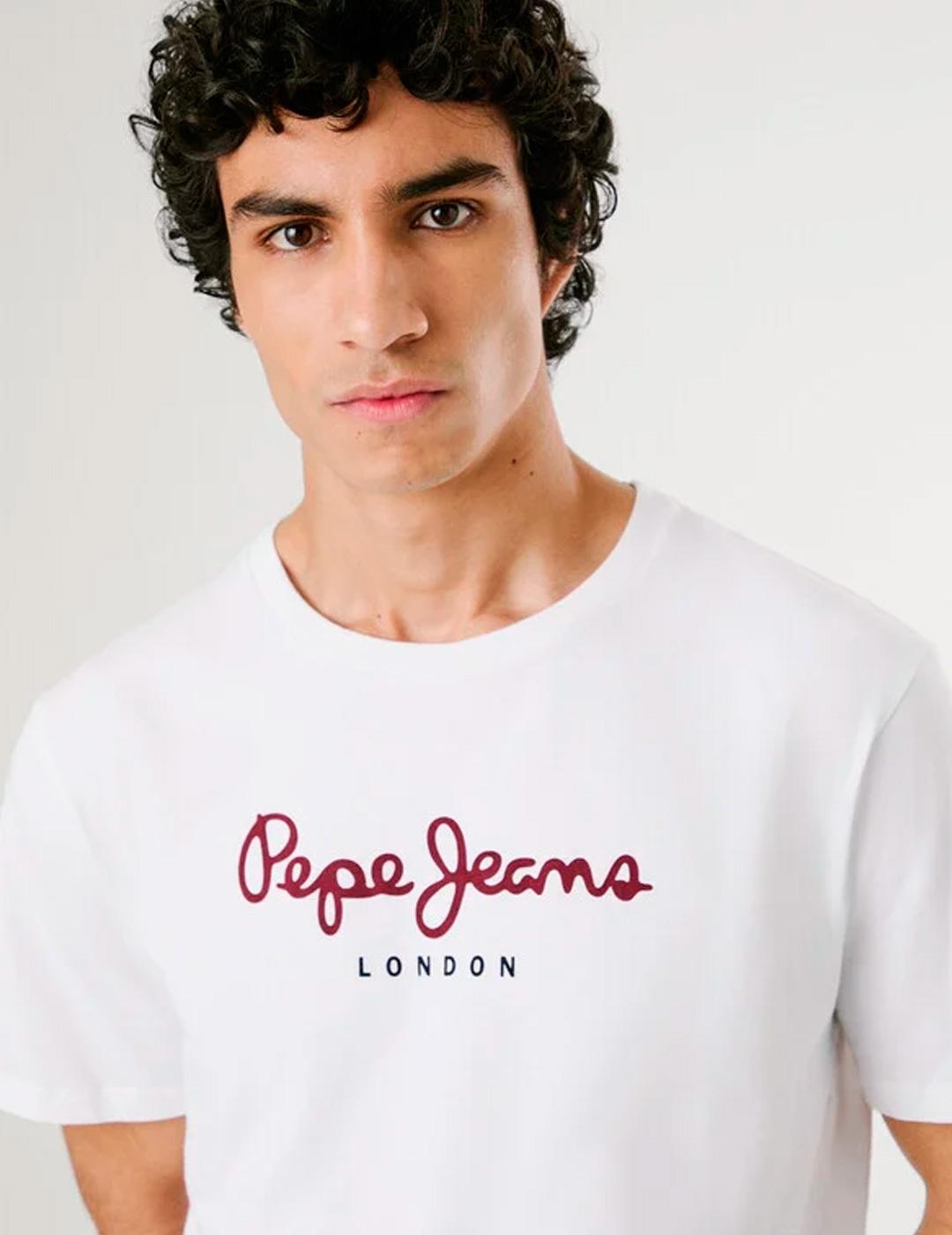 Camiseta Pepe Jeans EGGO blanca para hombre