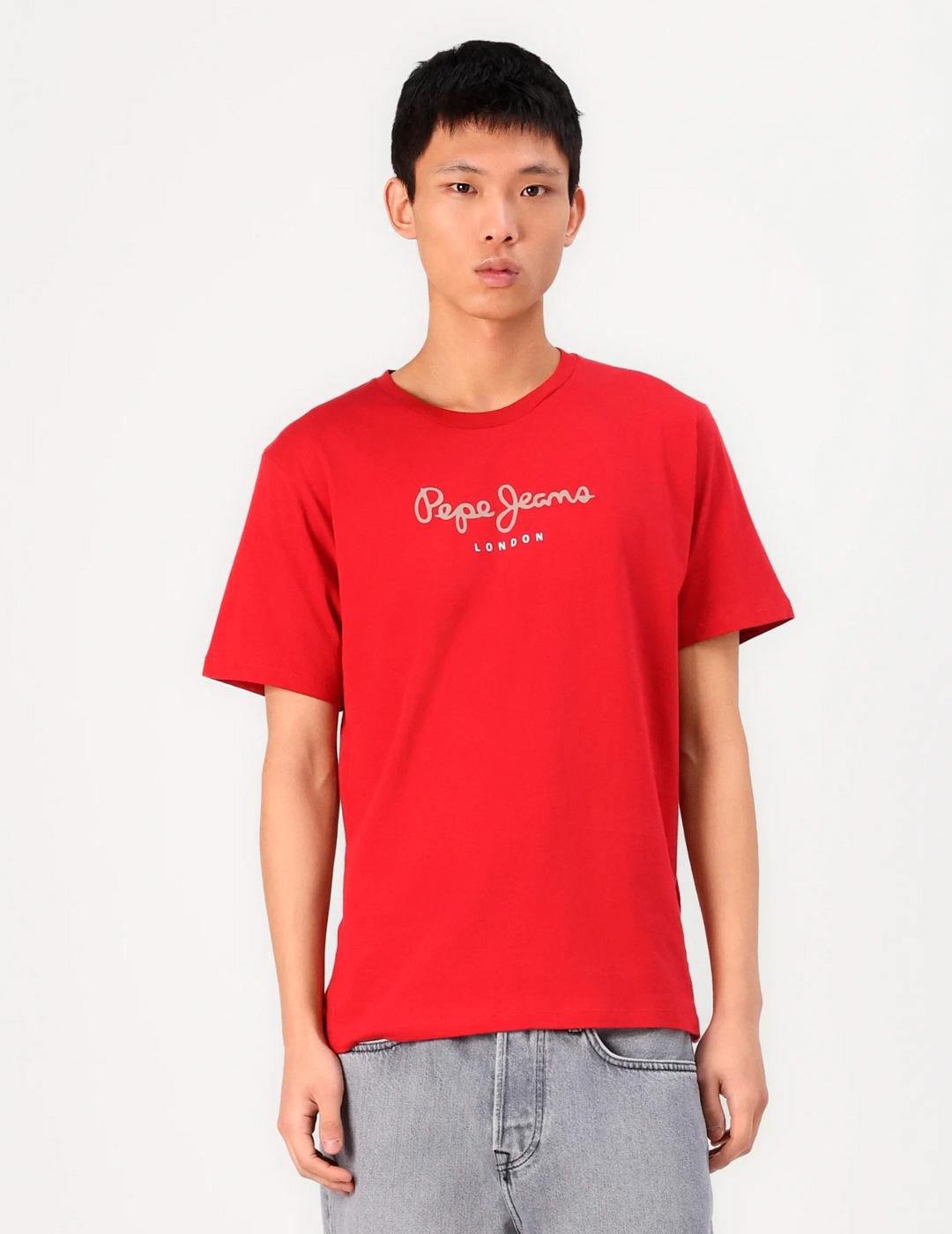 Camiseta Pepe Jeans EGGO roja para hombre