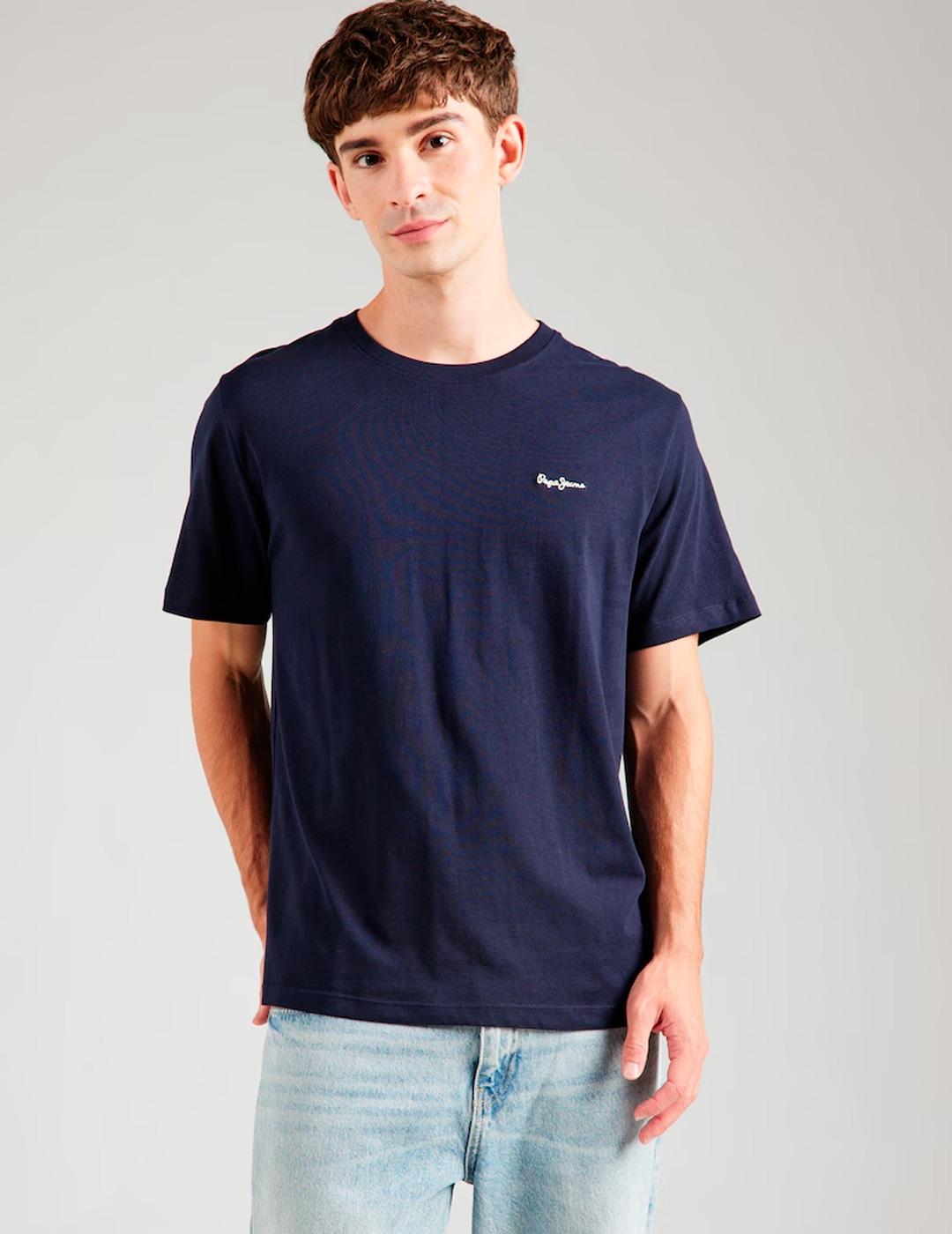 Camiseta Pepe Jeans CONTRAST CONNOR marino para hombre