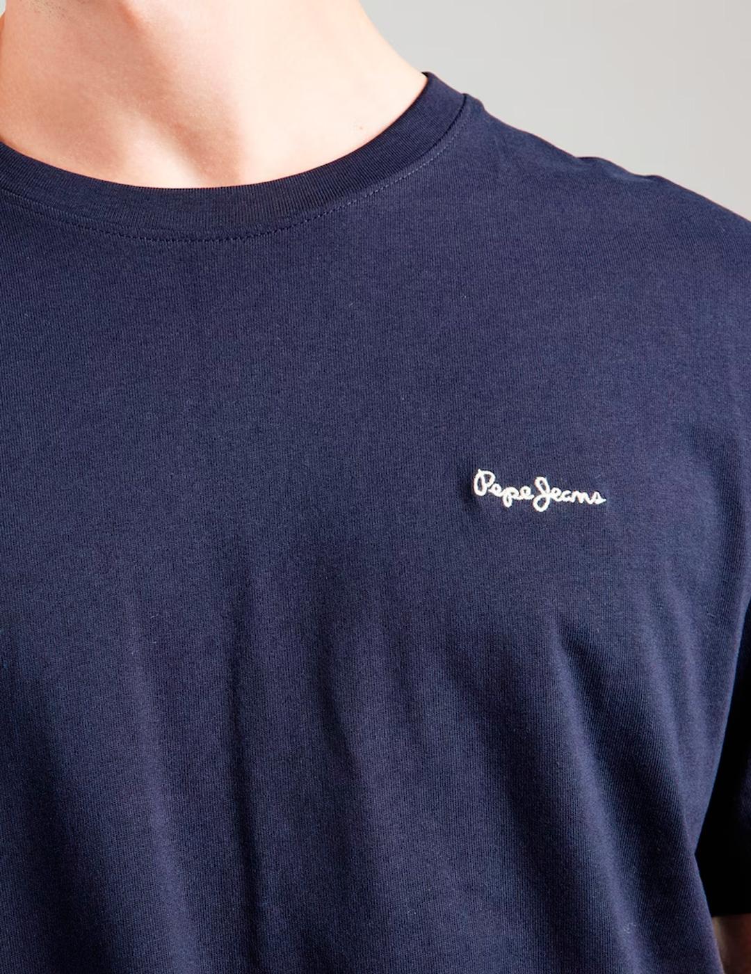 Camiseta Pepe Jeans CONTRAST CONNOR marino para hombre
