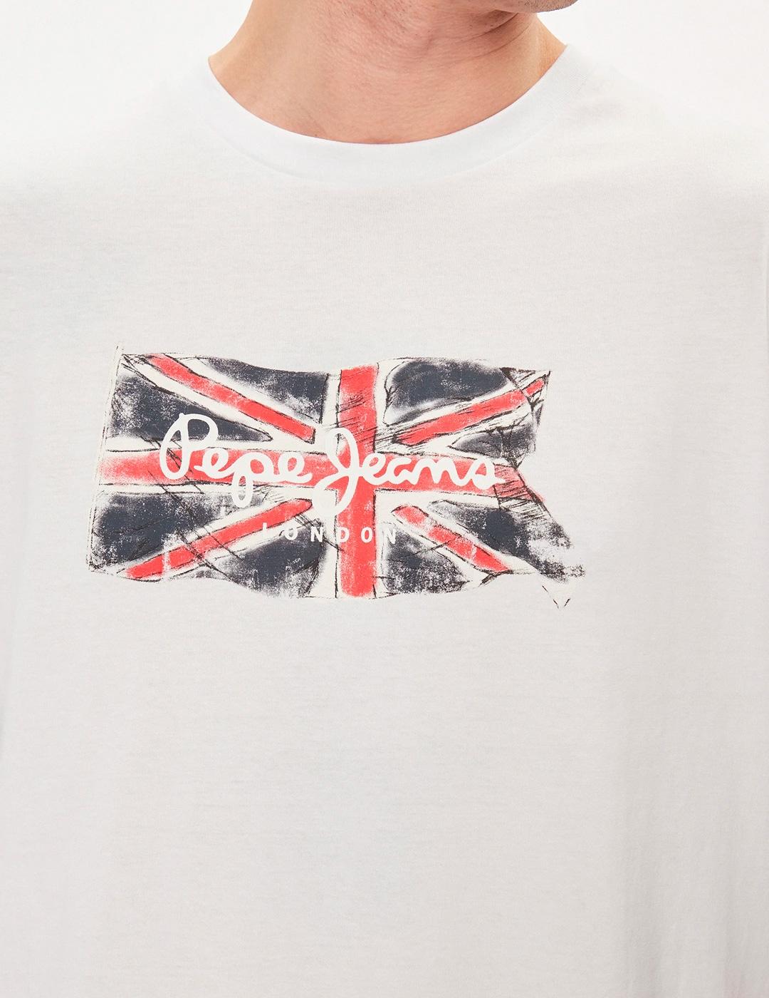 Camiseta Pepe Jeans UNION blanca para hombre