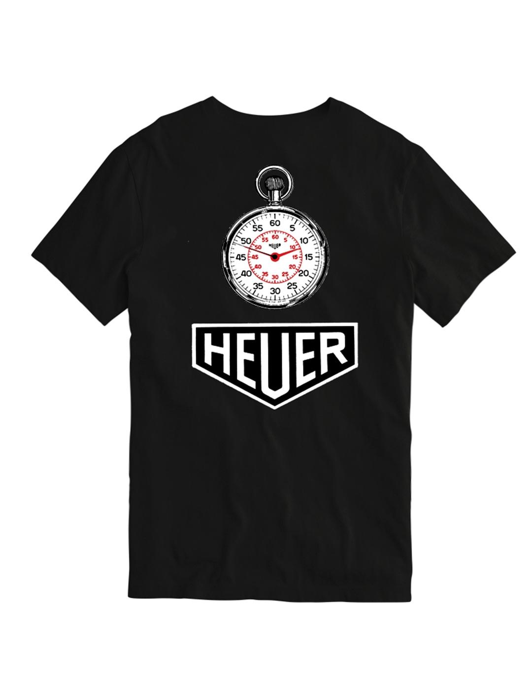 Camiseta A.M.E.N CRONOMETRO negro hombre