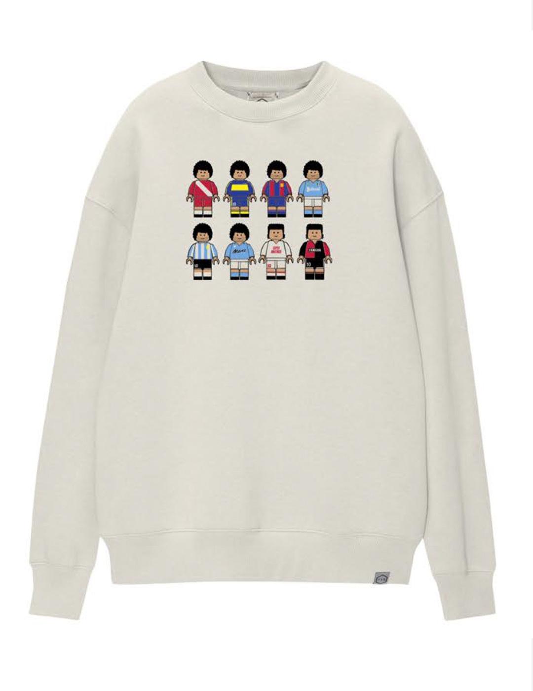 Sudadera TYS FURBOLEGO crudo para hombre