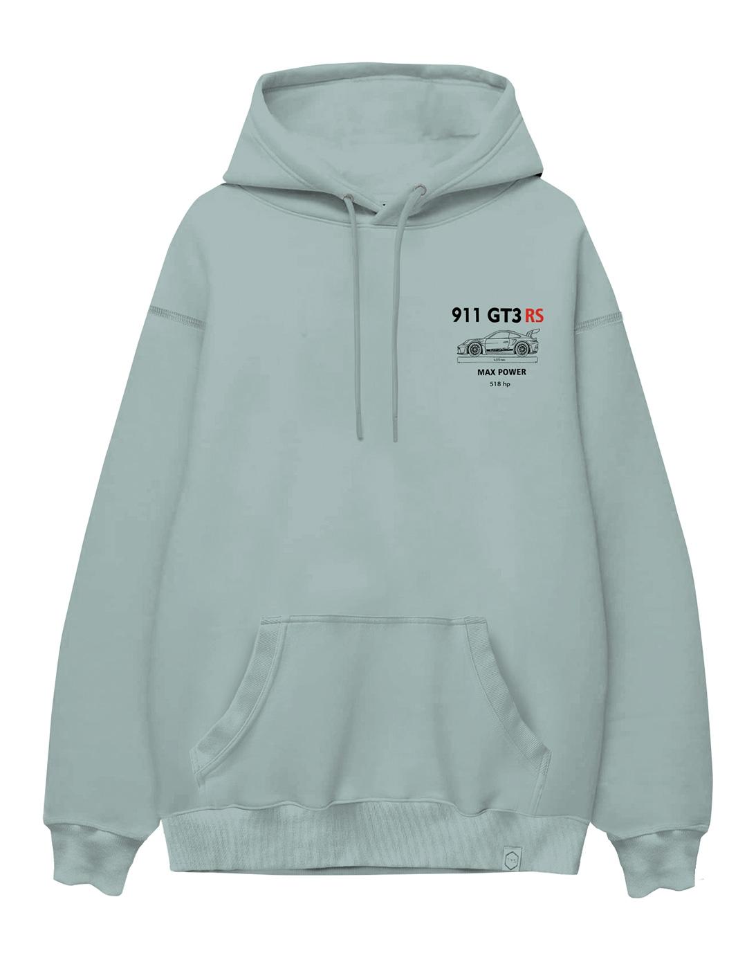 Sudadera A.M.E.N 911 GT3 RS gris verdoso para hombre