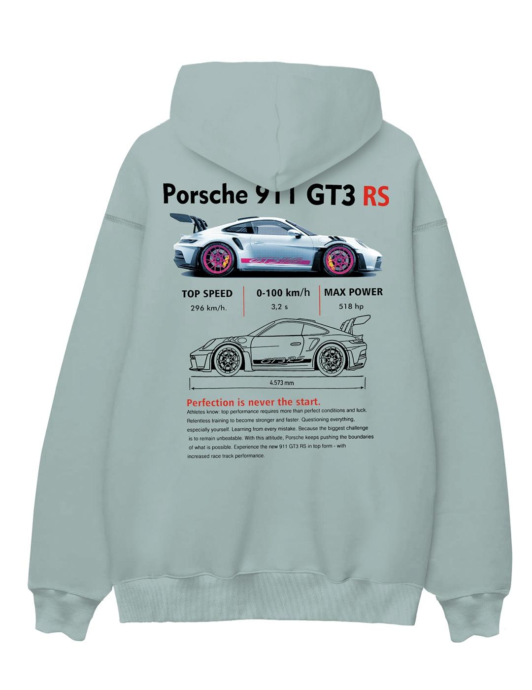 Sudadera A.M.E.N 911 GT3 RS gris verdoso para hombre