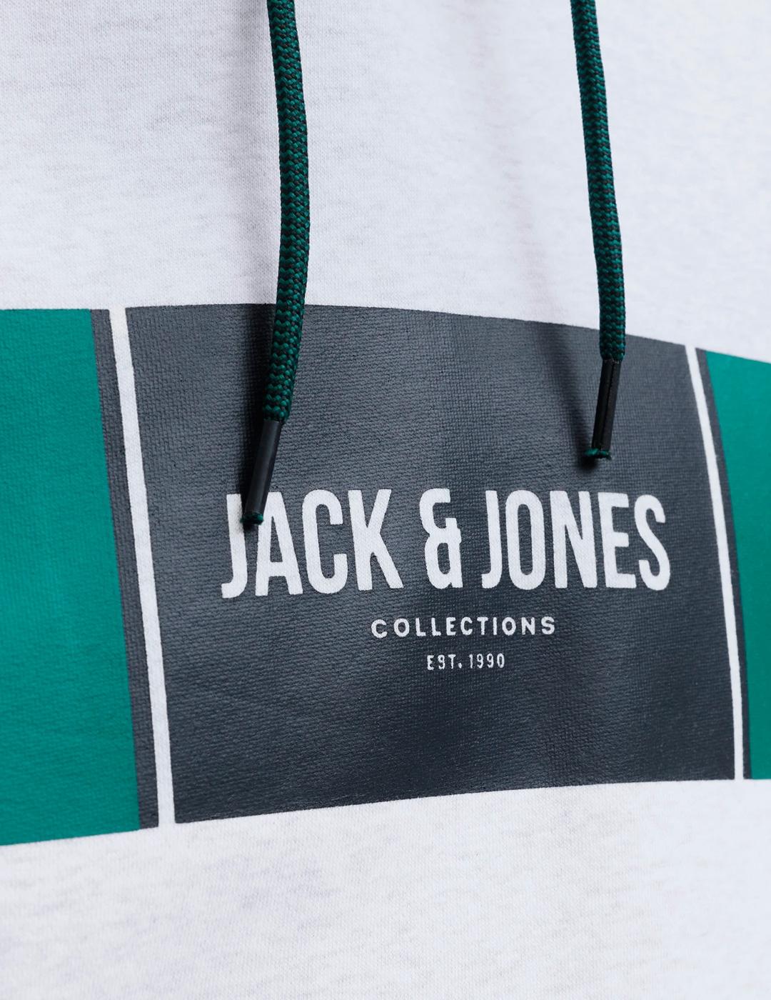 Sudadera Jack & Jones HAYATO gris para hombre