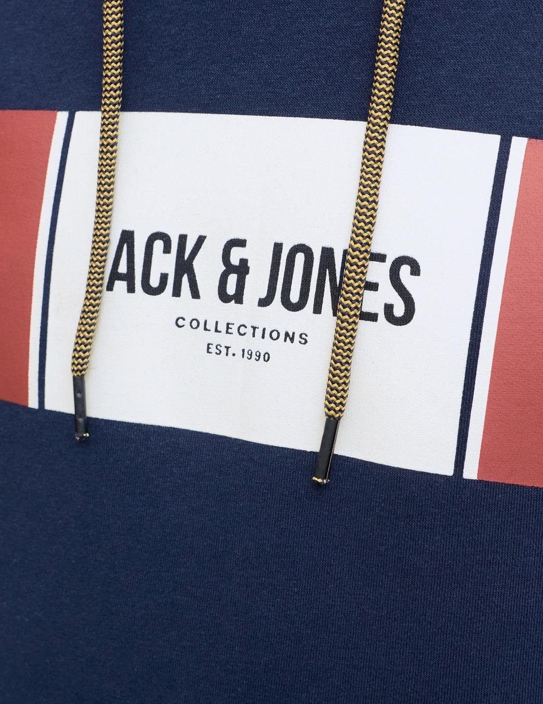 Sudadera Jack & Jones HAYATO marino para hombre