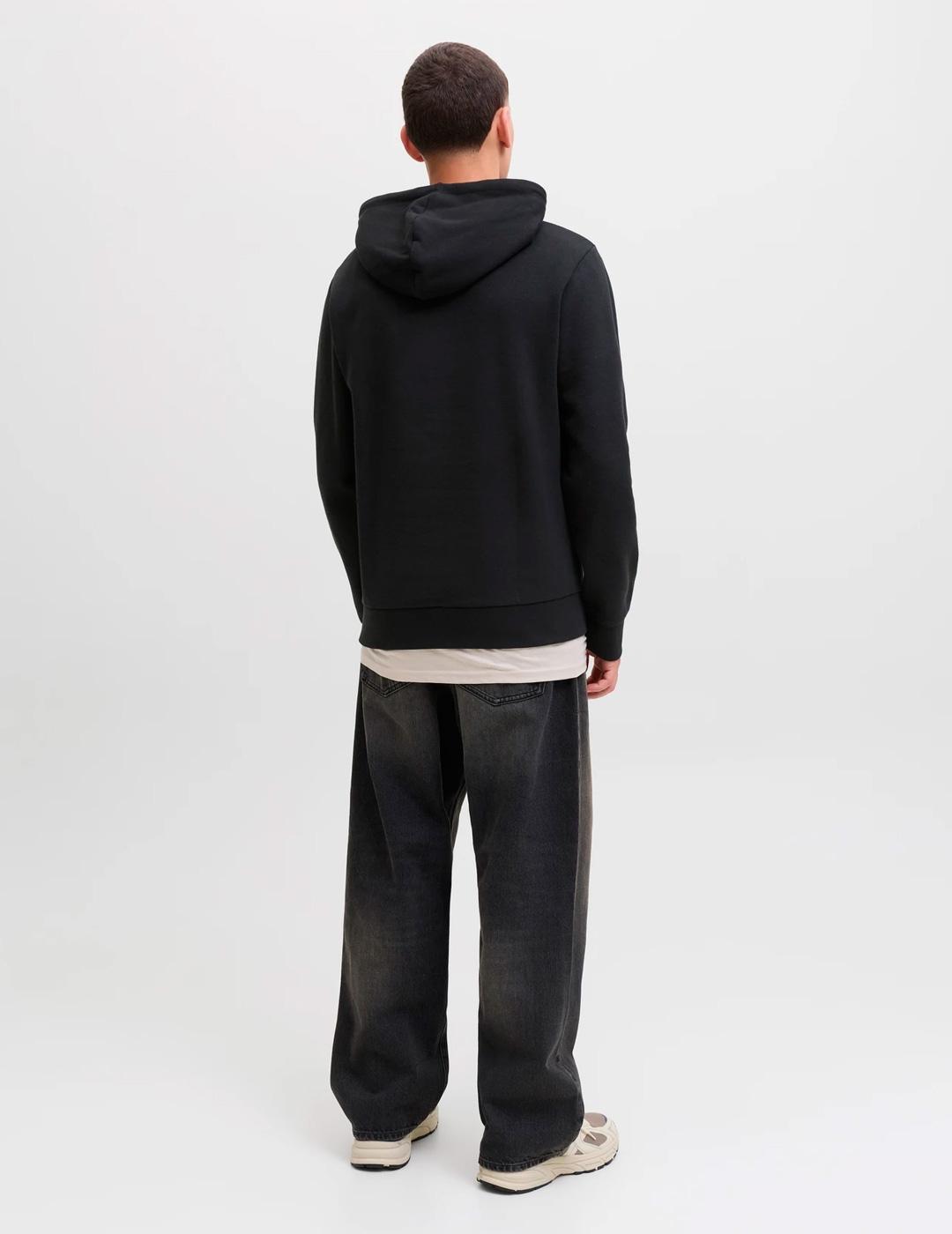 Sudadera Jack & Jones HAYATO negro para hombre