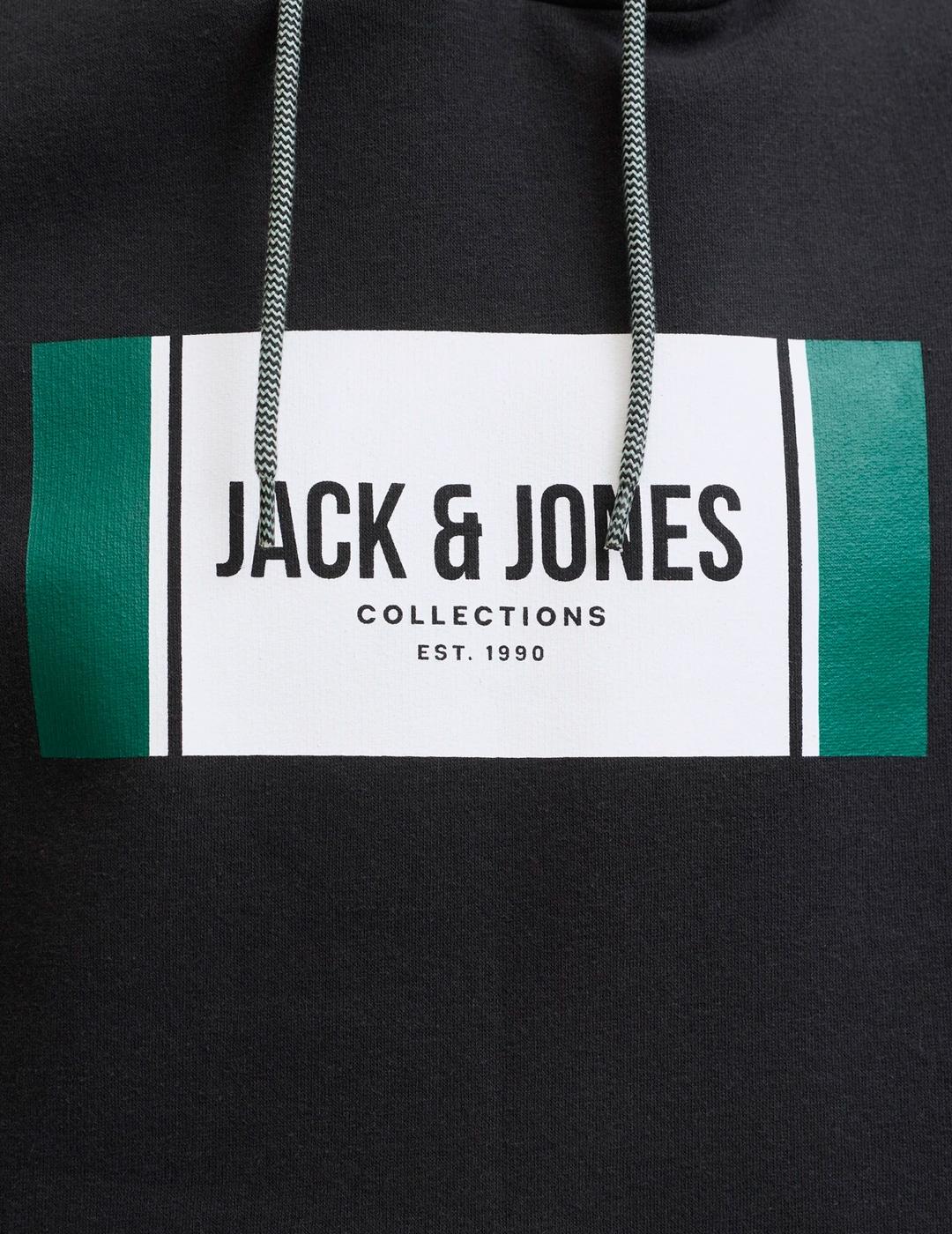Sudadera Jack & Jones HAYATO negro para hombre