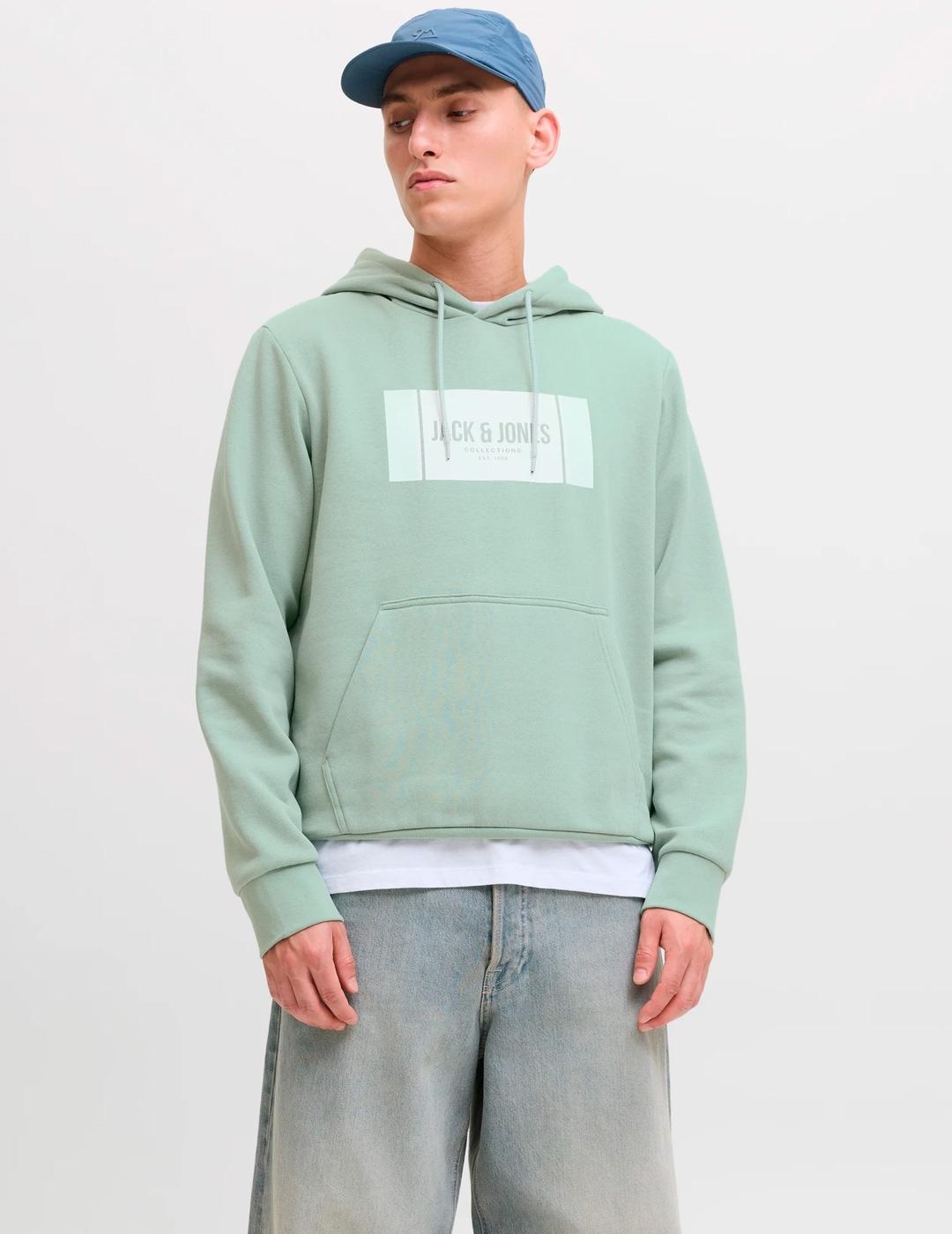 Sudadera Jack & Jones HAYATO gris para hombre