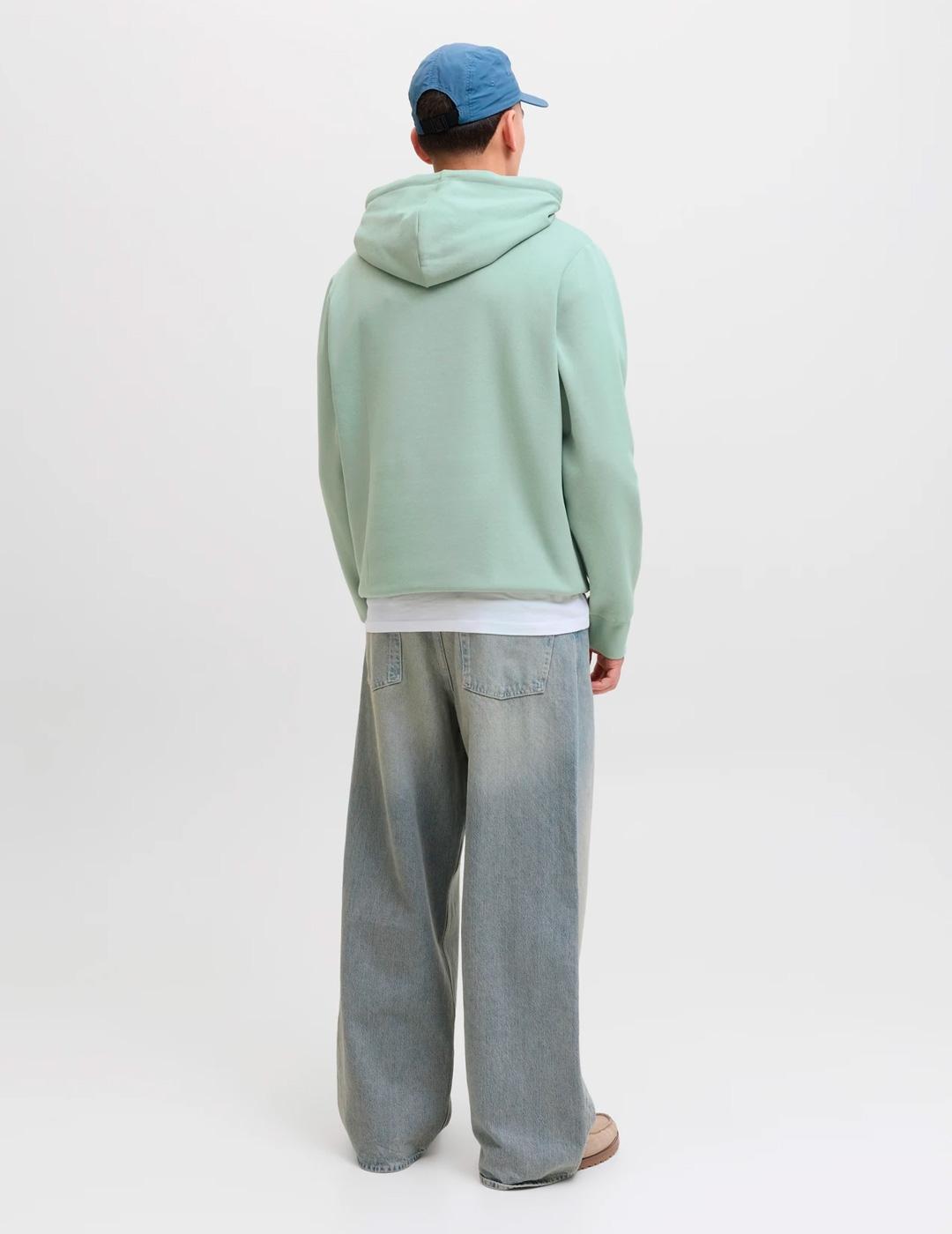 Sudadera Jack & Jones HAYATO verde para hombre