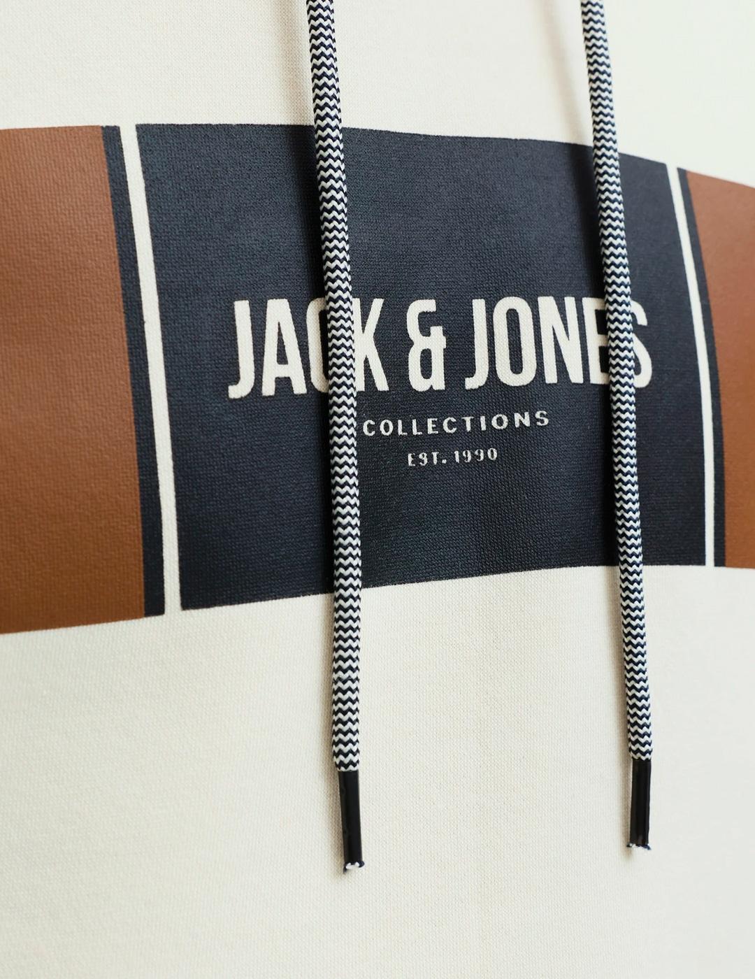 Sudadera Jack & Jones HAYATO blanco para hombre