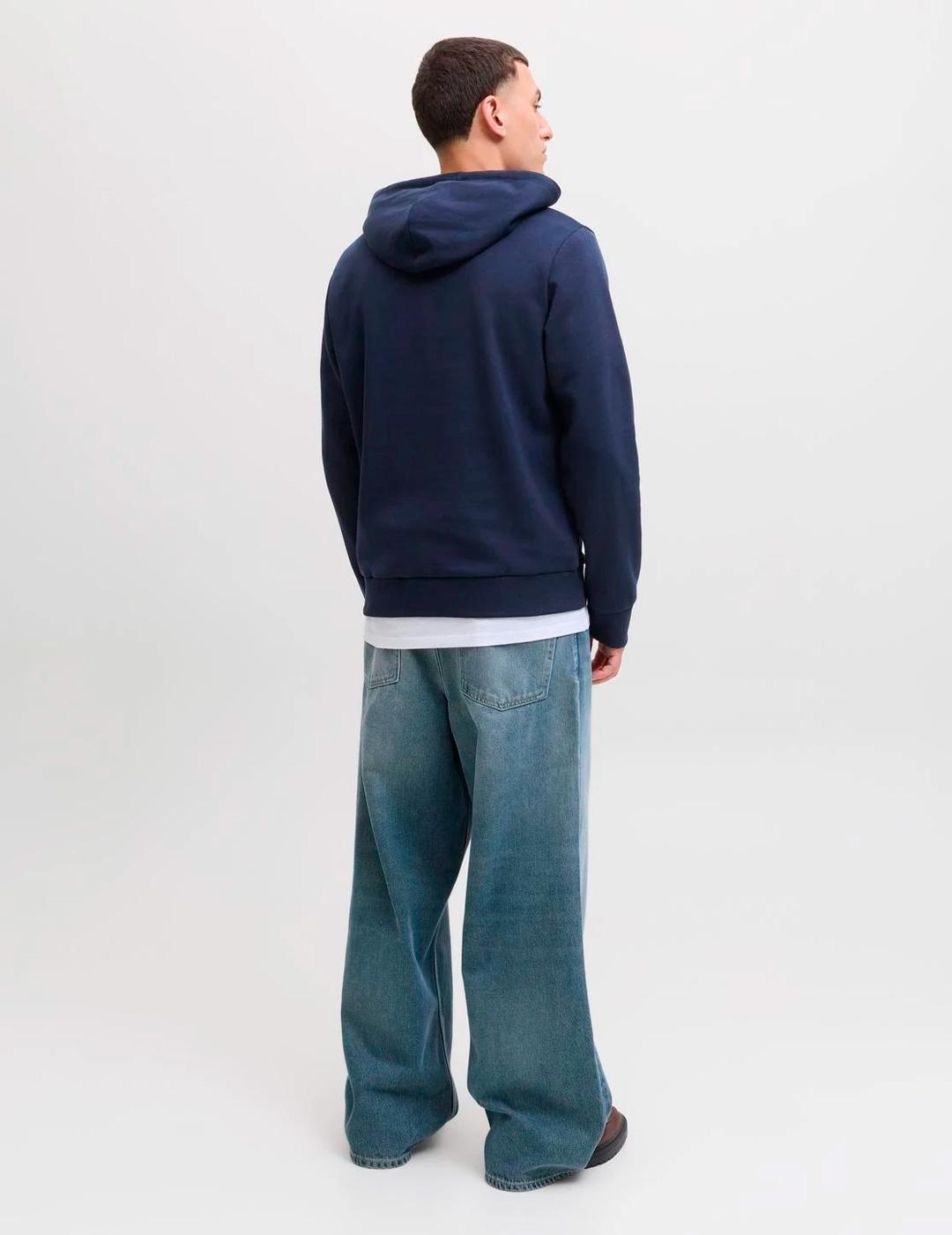 Sudadera Jack & Jones GEPLAS marino para hombre