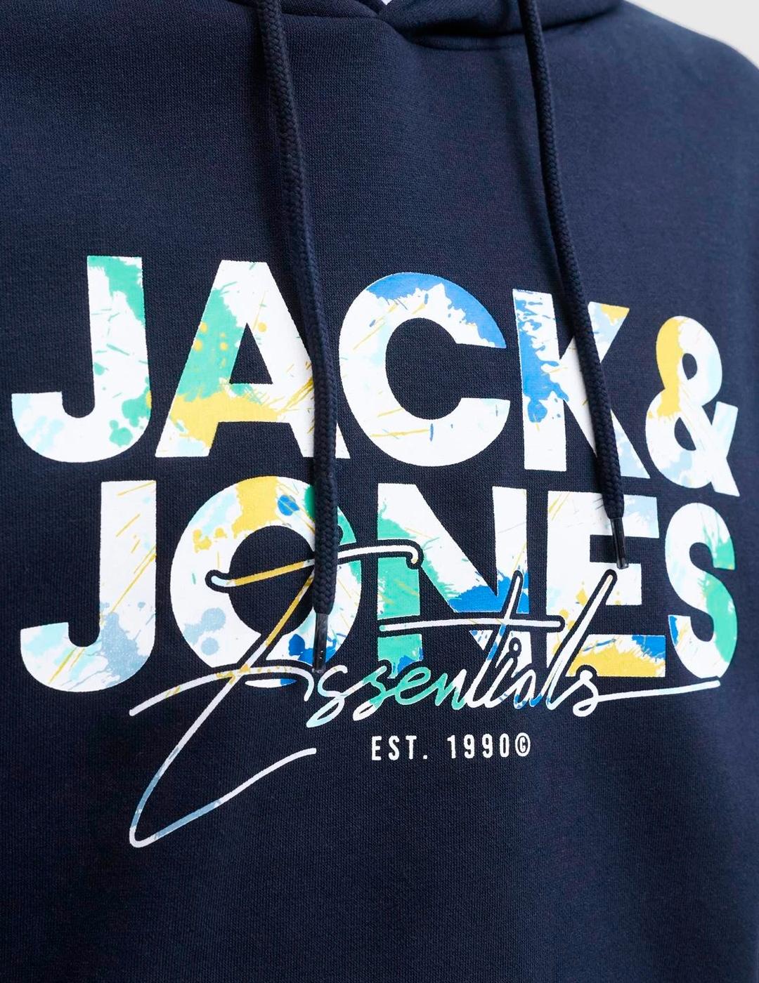 Sudadera Jack & Jones GEPLAS marino para hombre