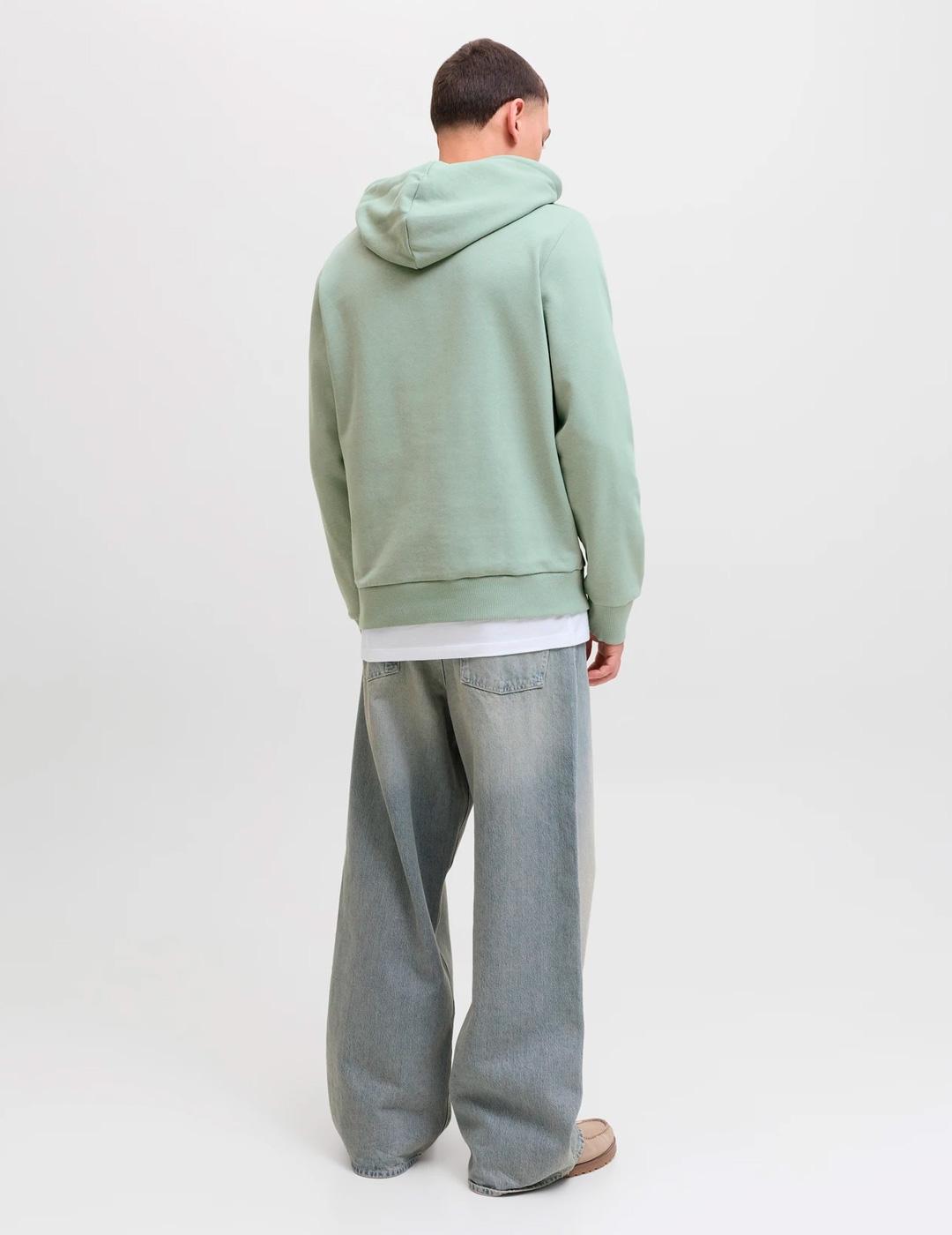 Sudadera Jack & Jones GEPLAS verde para hombre